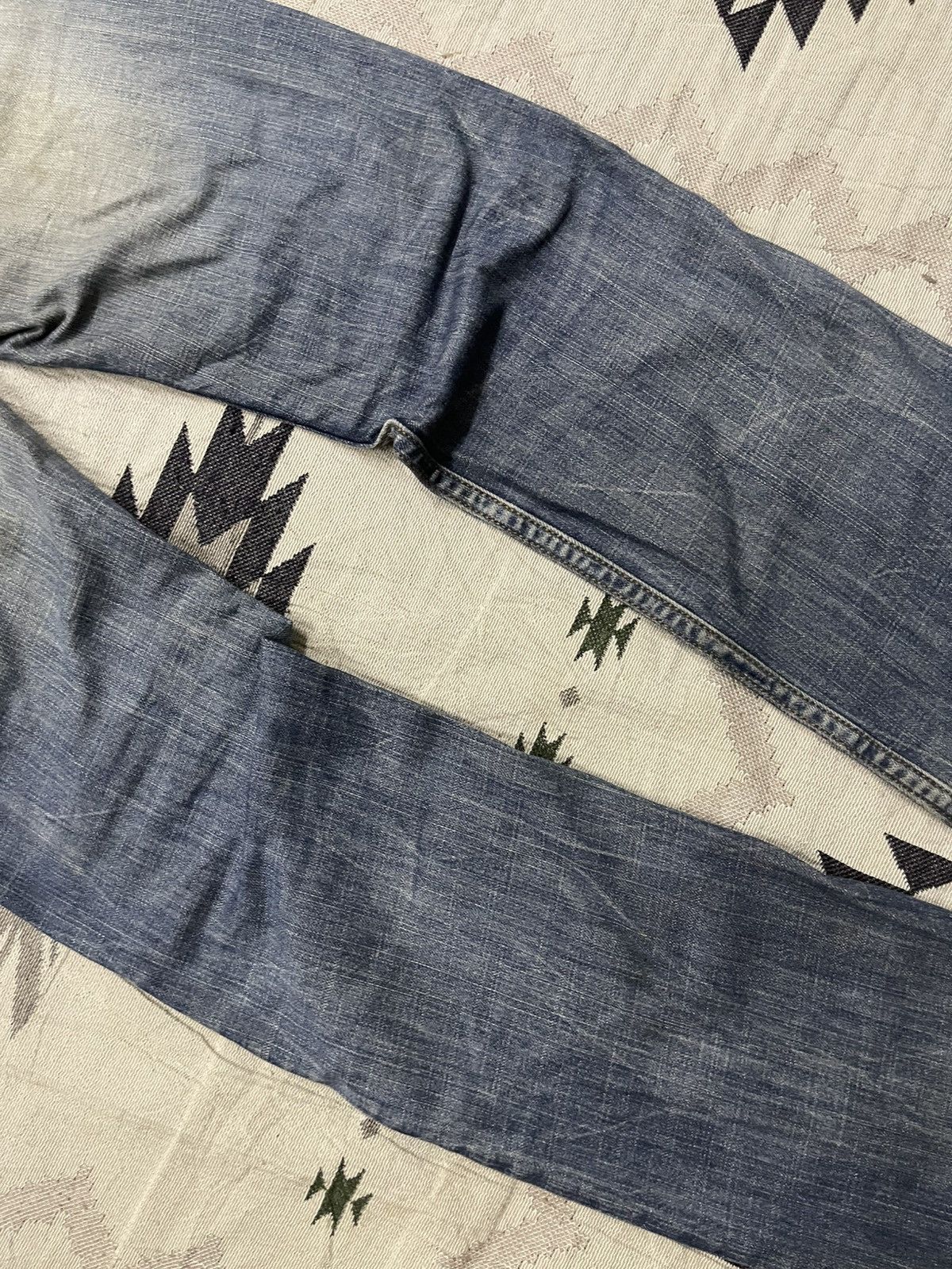 If Six Was Nine 2000s RIOBERA JEANS WASHABLE DISTRESSED JEANS RARE DESIGN Size US 30 / EU 46 - 19 Thumbnail