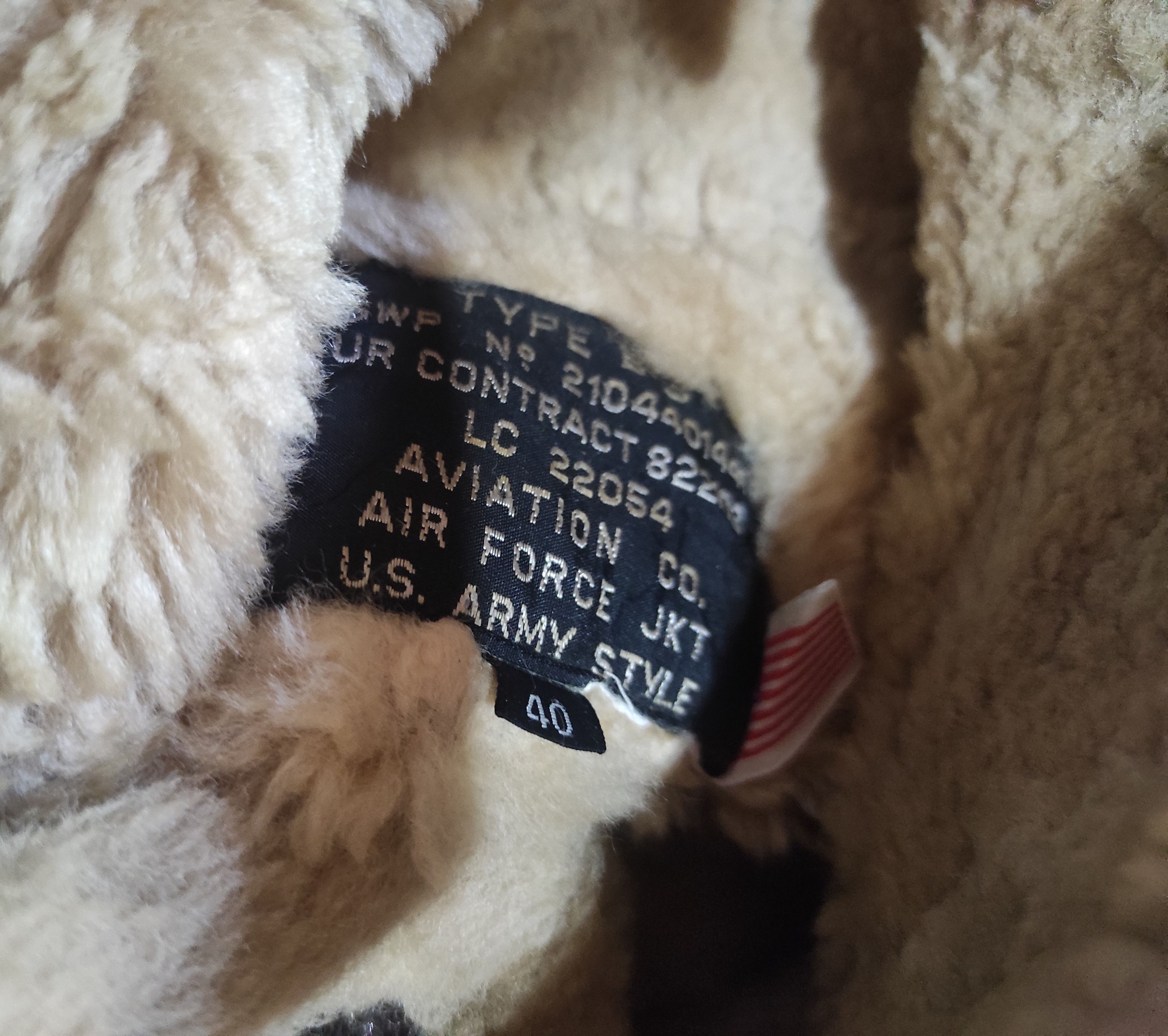 Other Shearling Jacket Type B-3 Air Force By Aviation Co, Size US M / EU 48-50 / 2 - 2 Thumbnail