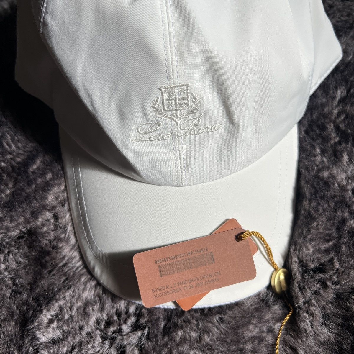 Loro Piana Loro Piana Hat Golf Baseball Cap Logo Shell New White Size ONE SIZE - 2 Thumbnail