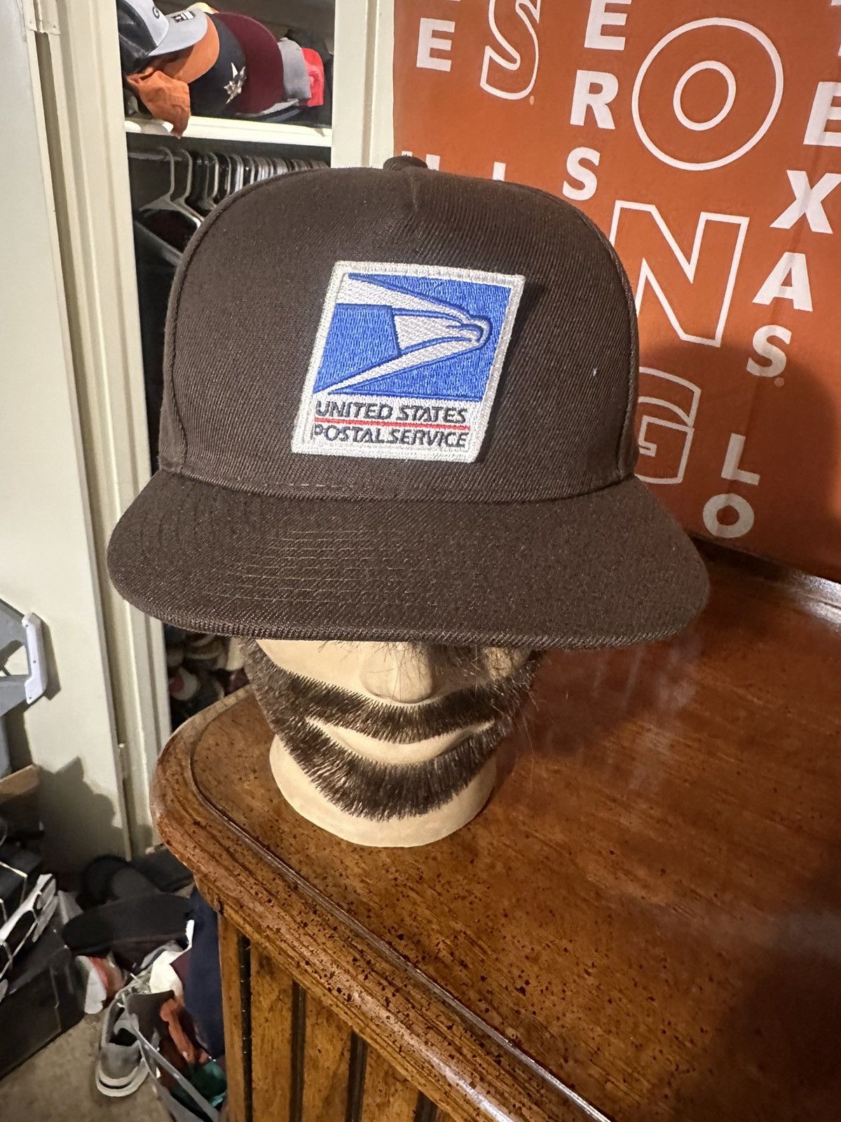 Anti Social Social Club × Vintage Vintage USPS Mailman “UPS brown” hat 00s Size ONE SIZE - 2 Thumbnail