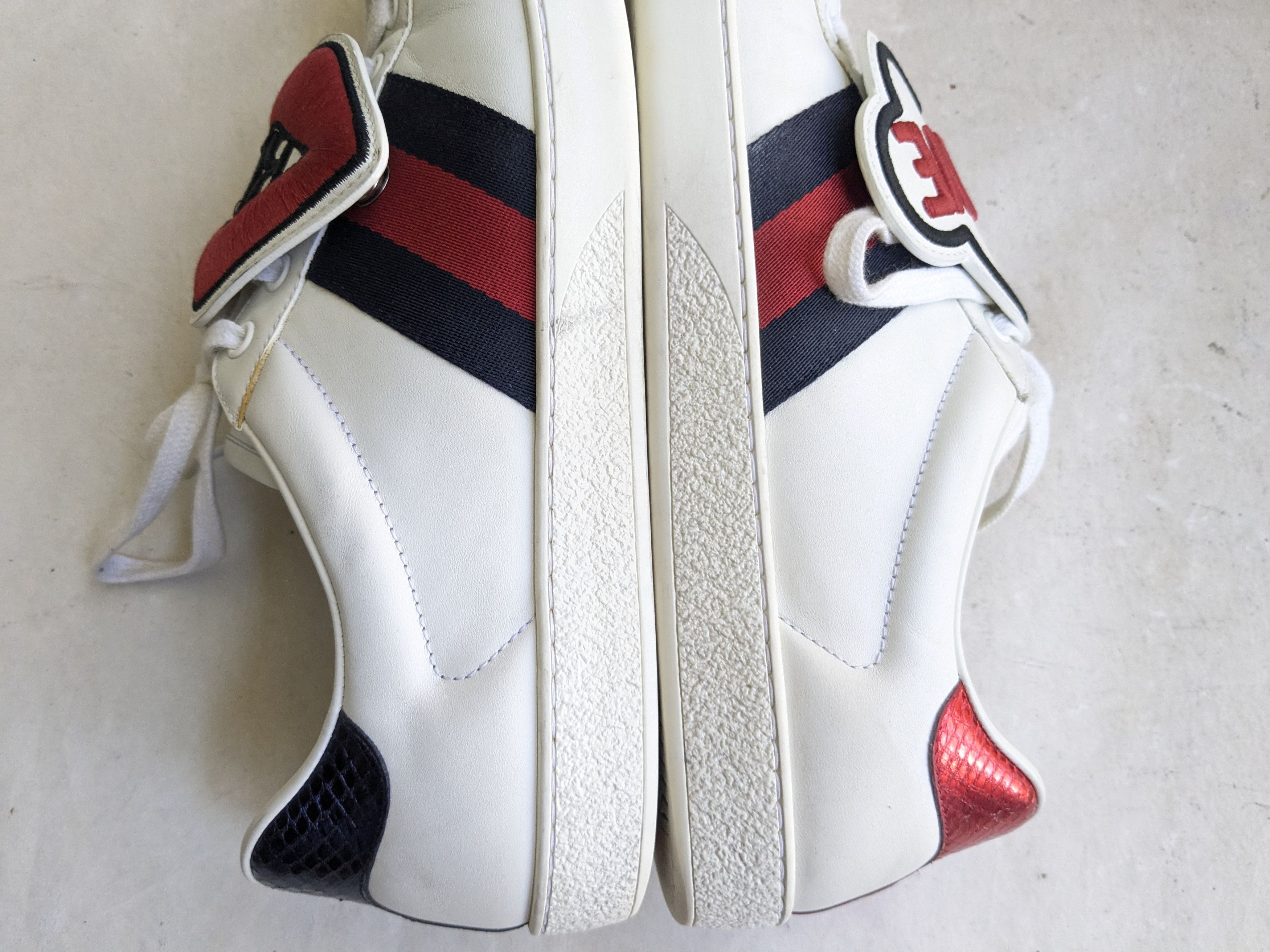 Gucci Gucci Ace Sneakers White 11 White Low Tops Size US 11 / EU 44 - 12 Thumbnail