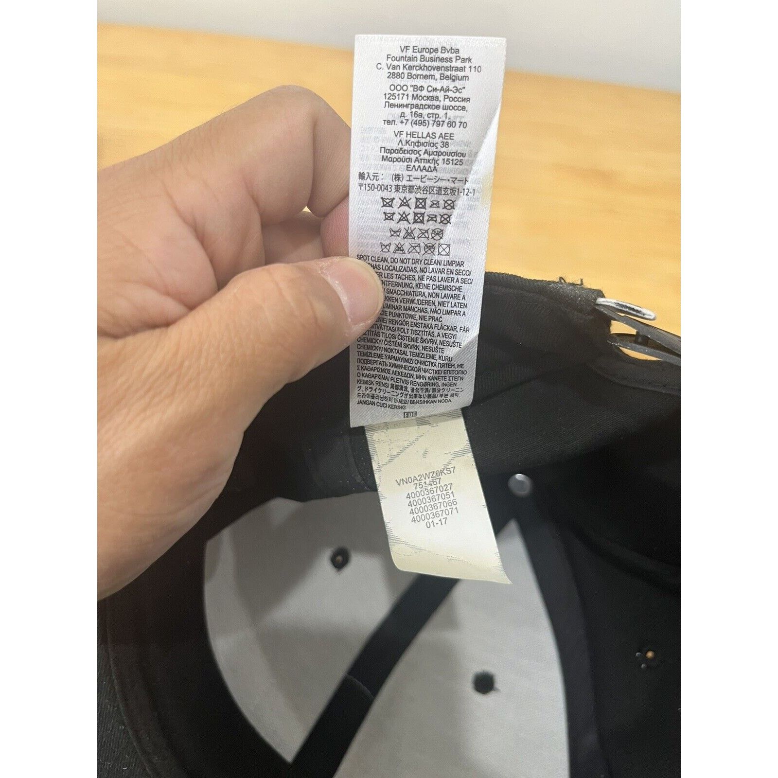 Vans MENS VANS BLACK SNAPBACK HAT ADJUSTABLE CAP OFF THE WALL Size ONE SIZE - 8 Thumbnail