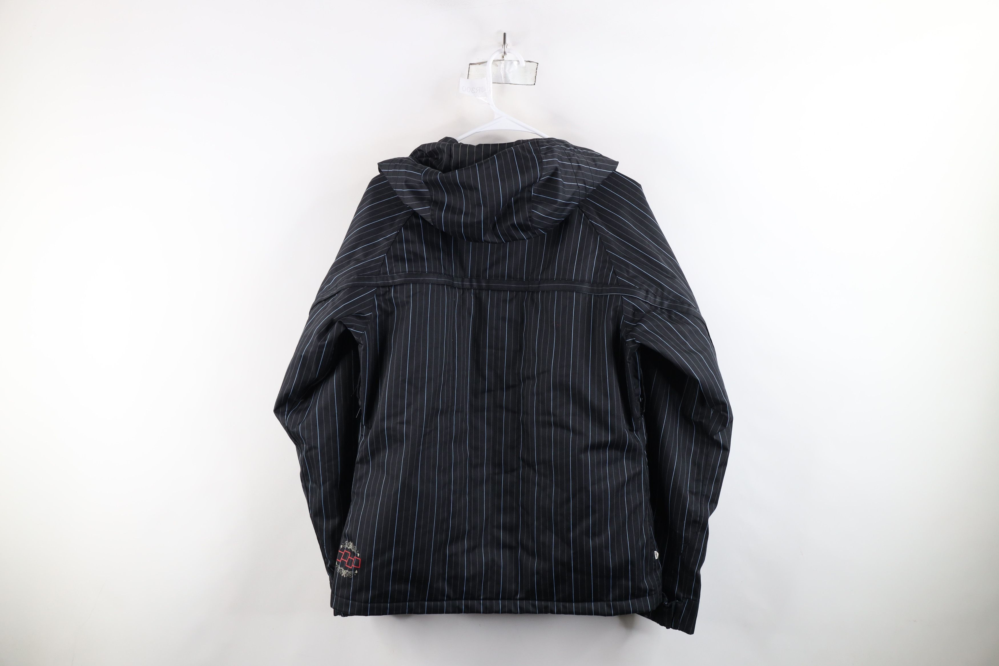 Vintage Vintage Y2K Streetwear Striped Hooded Ski Snowboard Jacket Size M / US 6-8 / IT 42-44 - 14 Thumbnail