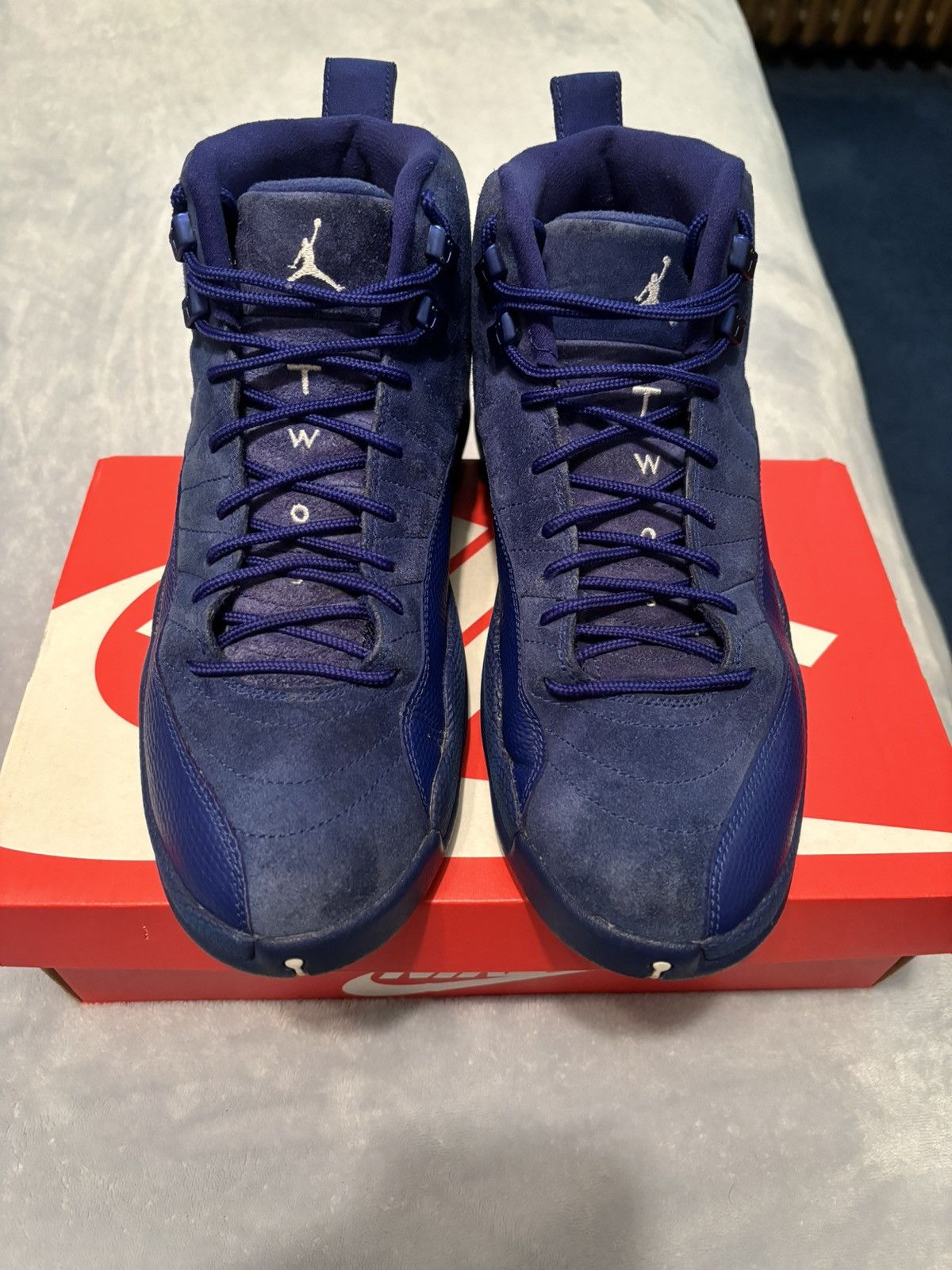 Jordan Brand Air Jordan 12 Retro Deep Royal 2016 Size 9 Size US 9 / EU 42 - 2 Thumbnail