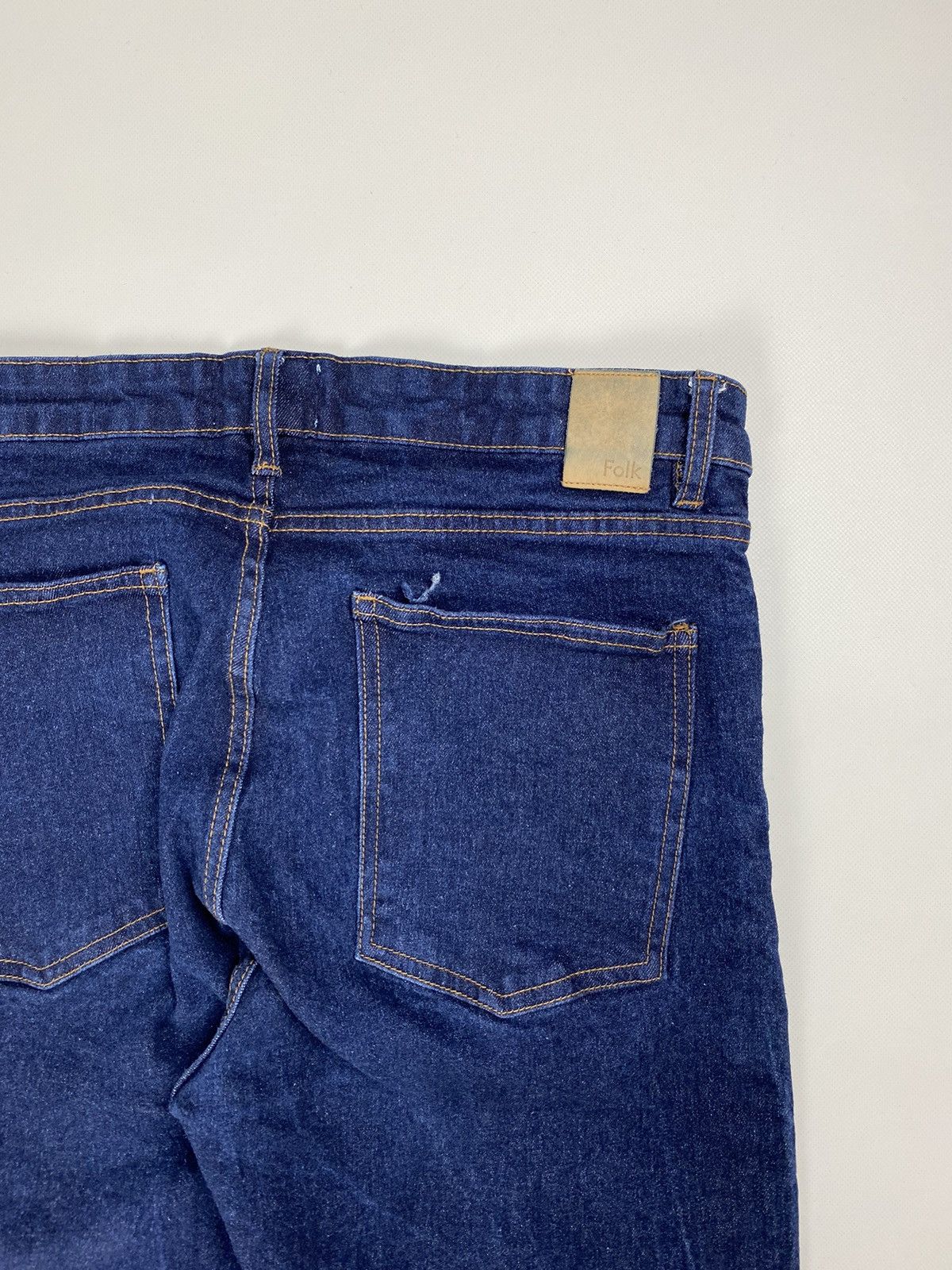 Folk Folk men’s Selvedge Denim Jeans Size US 34 / EU 50 - 20 Thumbnail