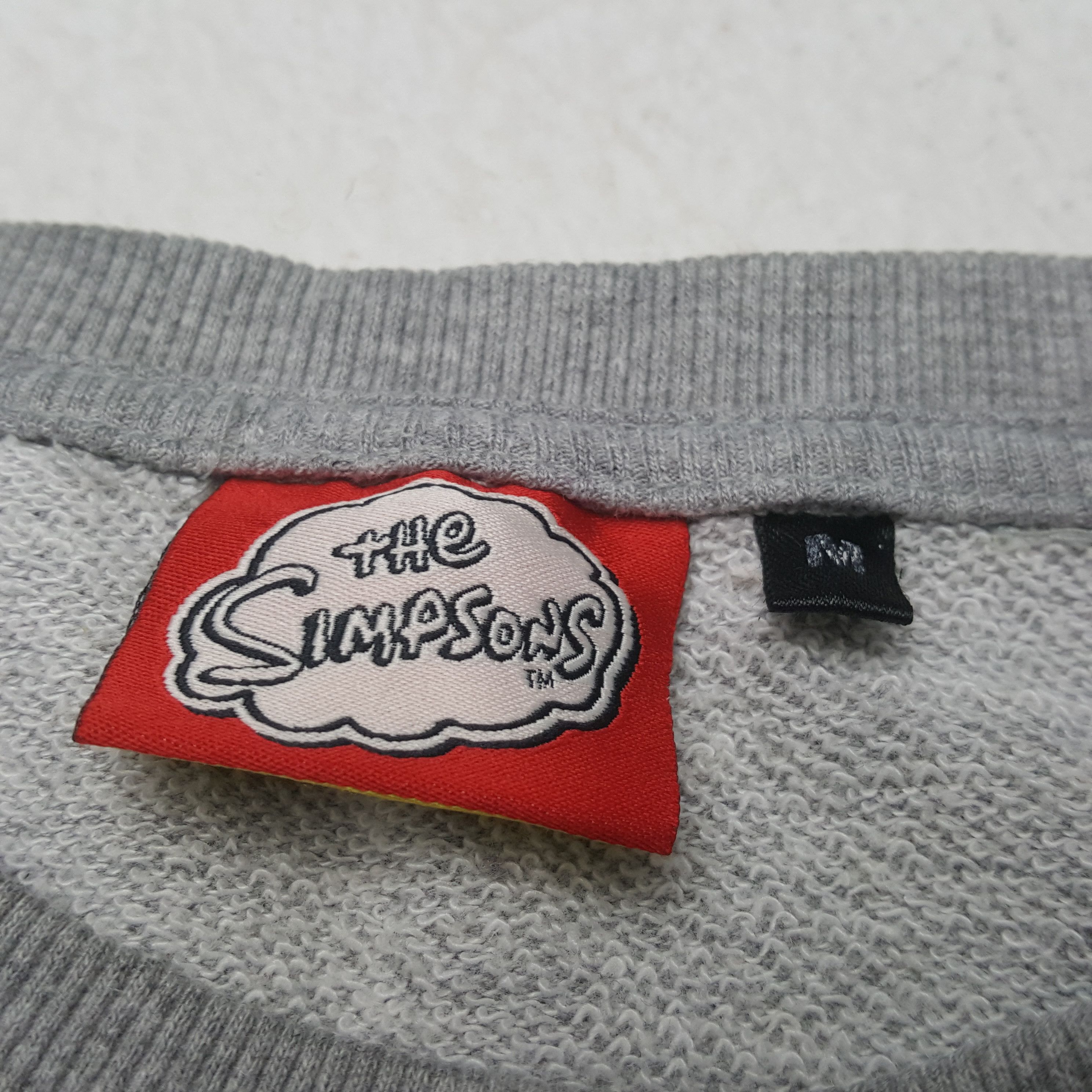 The Simpsons × Vintage Vintage THE SIMPSONS Cartoon Characters Sweatshirt C293N25 Size US M / EU 48-50 / 2 - 4 Thumbnail