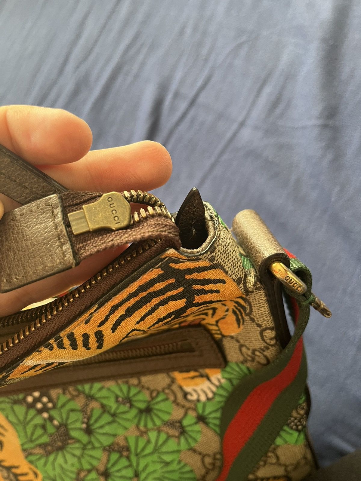 Limited Edition Gucci Bengal Tiger Messenger Bag