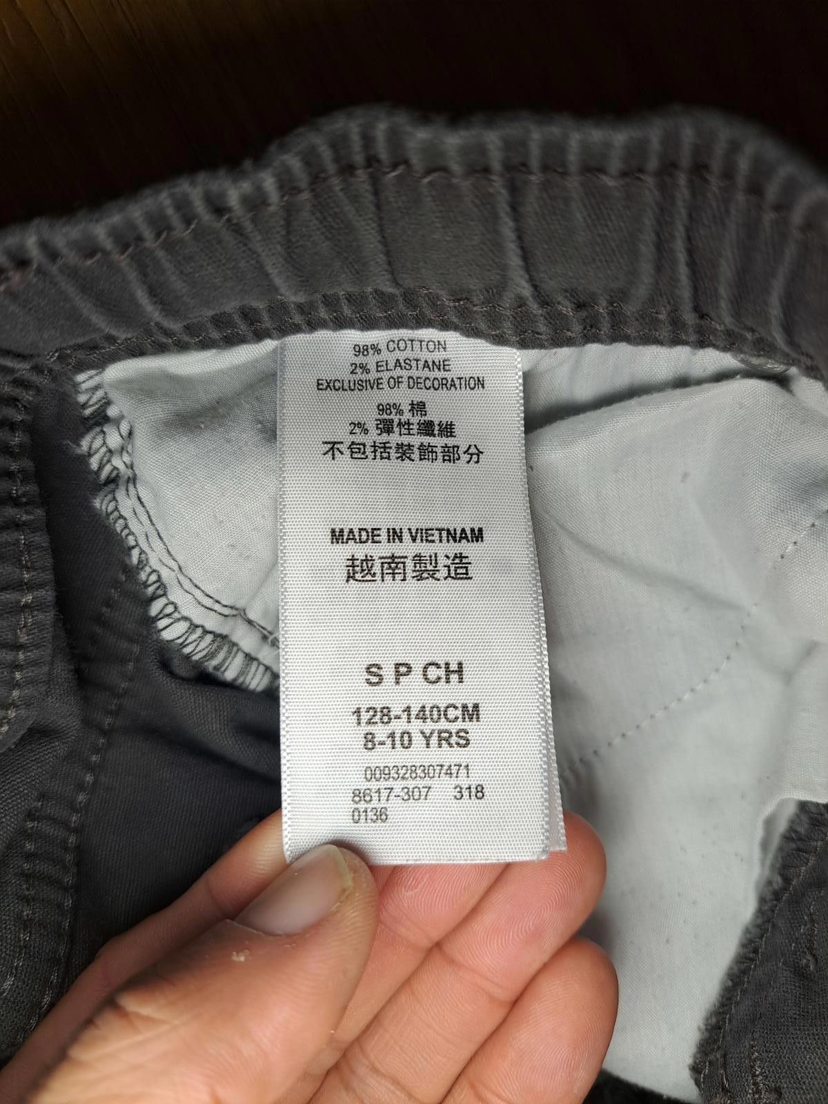 Levi's Levis Jogger Pants Kids Unisex Small 8-10 Years Gray Size US 26 / EU 42 - 5 Thumbnail