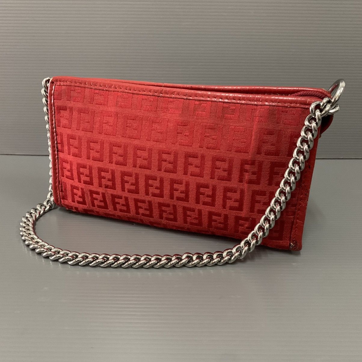 Fendi Fendi Small Chain Pochette Clutch Bag Size ONE SIZE - 5 Thumbnail