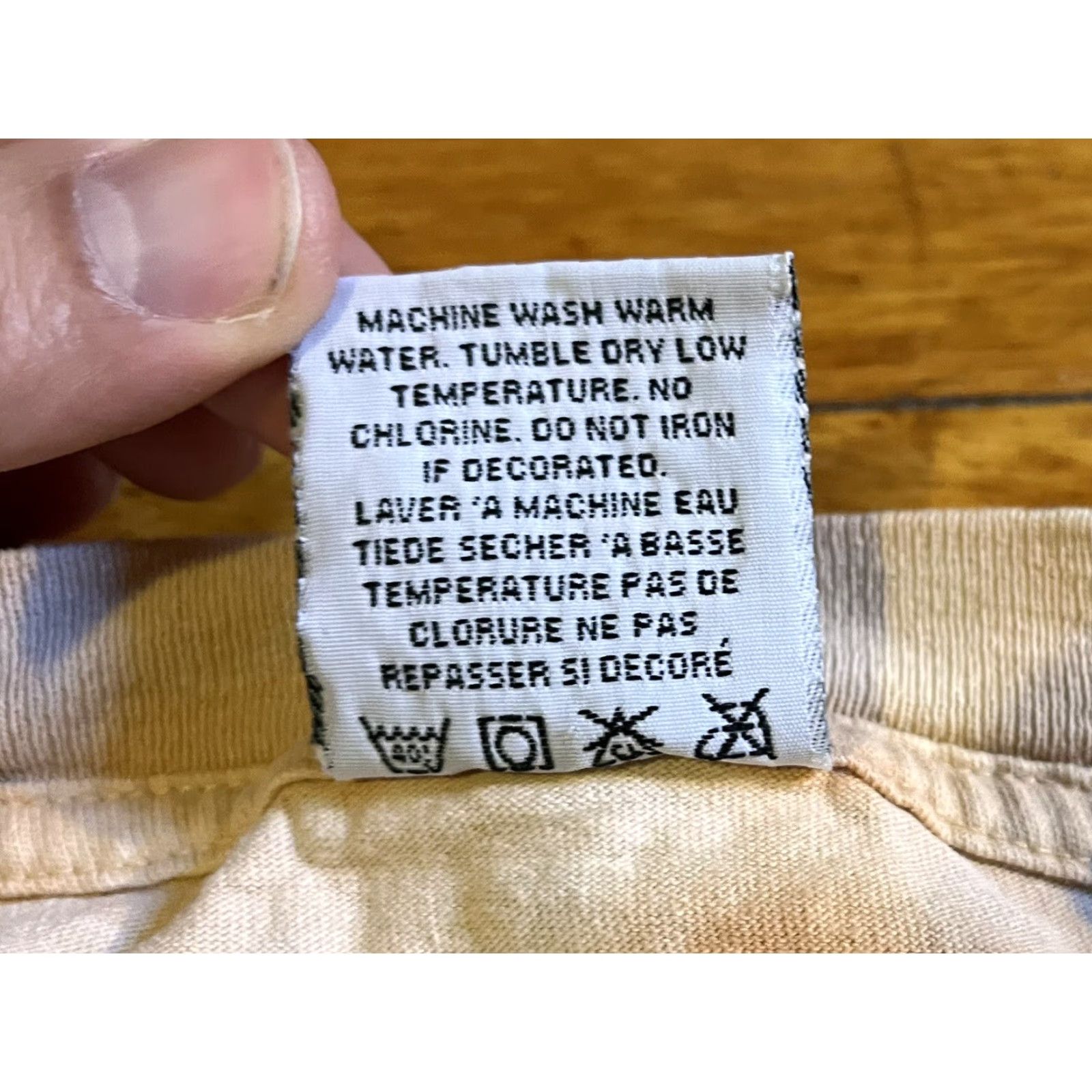 Vintage VINTAGE New York Renaissance Faire Shirt Men's XXL Tan White Tie Dye Distressed Size US XXL / EU 58 / 5 - 5 Thumbnail