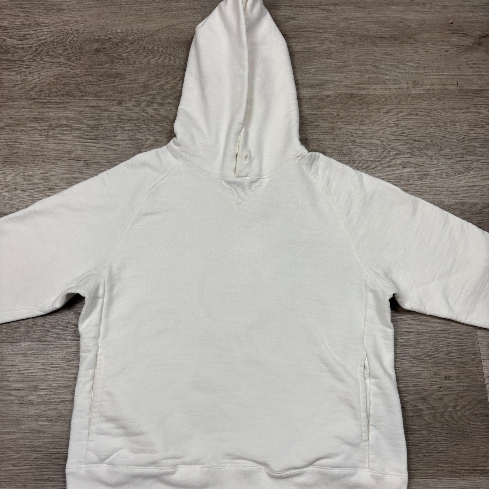 Japanese Brand Work Not Work Blank White Hoodie Men's Medium Made in Japan Size US M / EU 48-50 / 2 - 2 Thumbnail