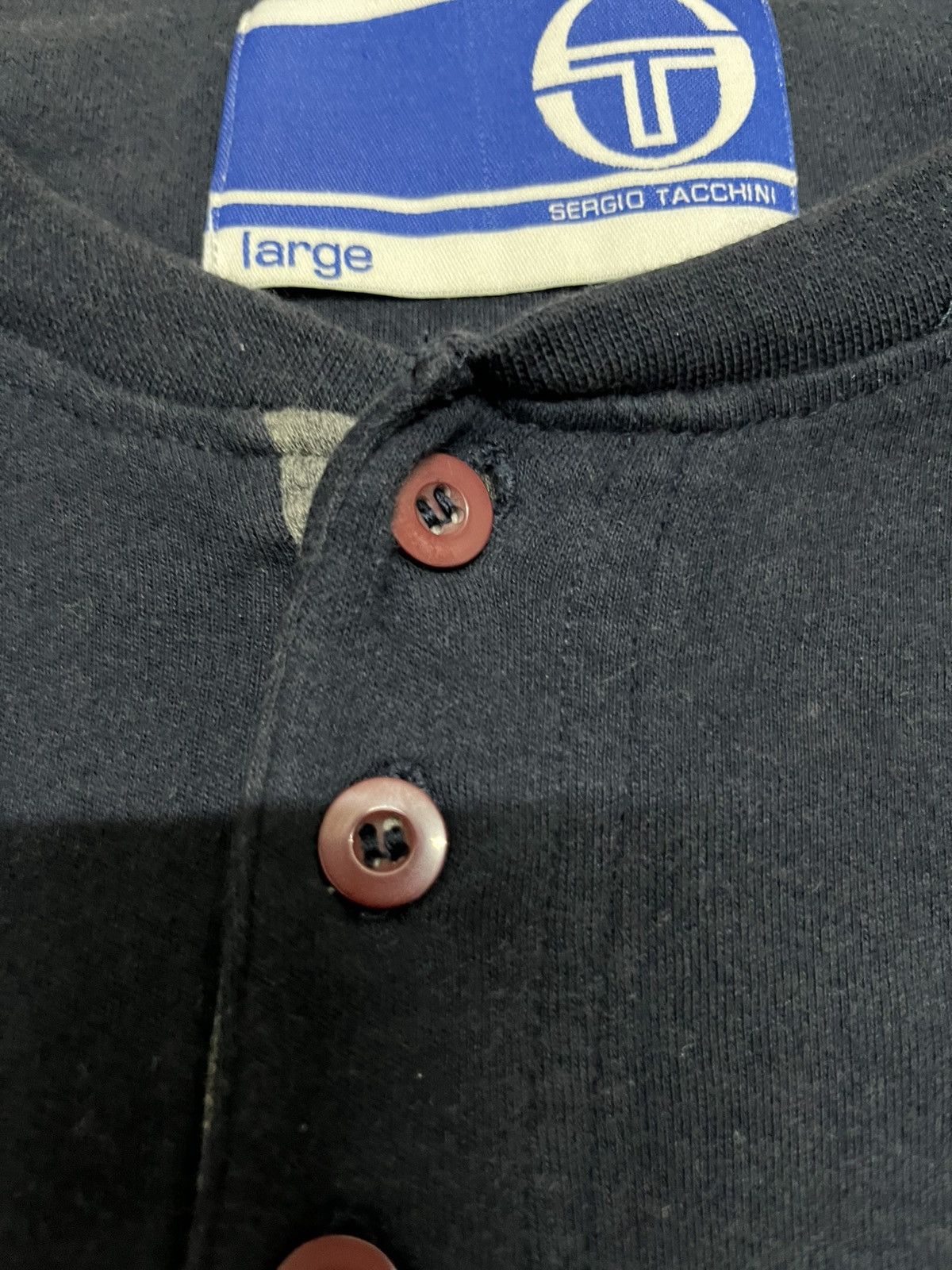 Sergio Tacchini 💥Sergio Tacchini Backnumber 76 Tee Size US L / EU 52-54 / 3 - 7 Thumbnail