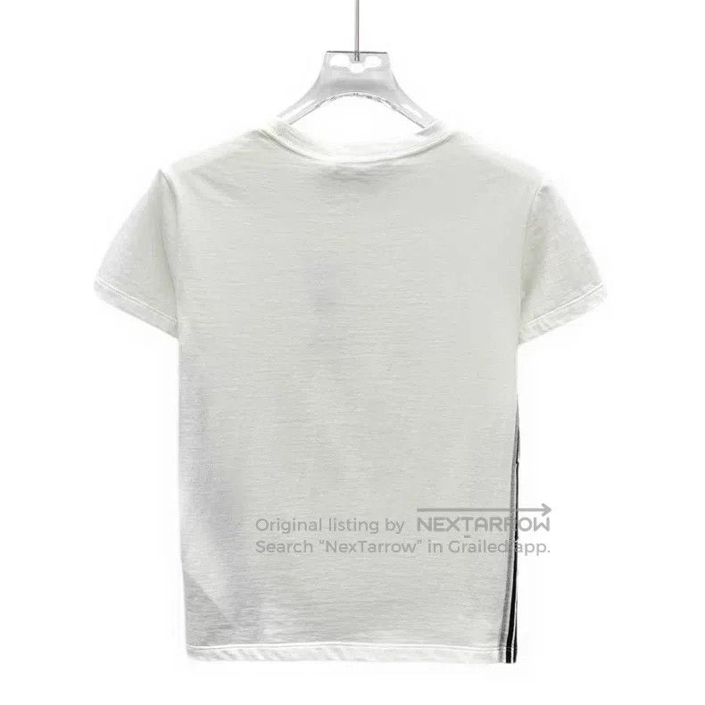 Dior Dior White round-neck cotton short-sleeved T-shirt Size XS / US 0-2 / IT 36-38 - 2 Thumbnail