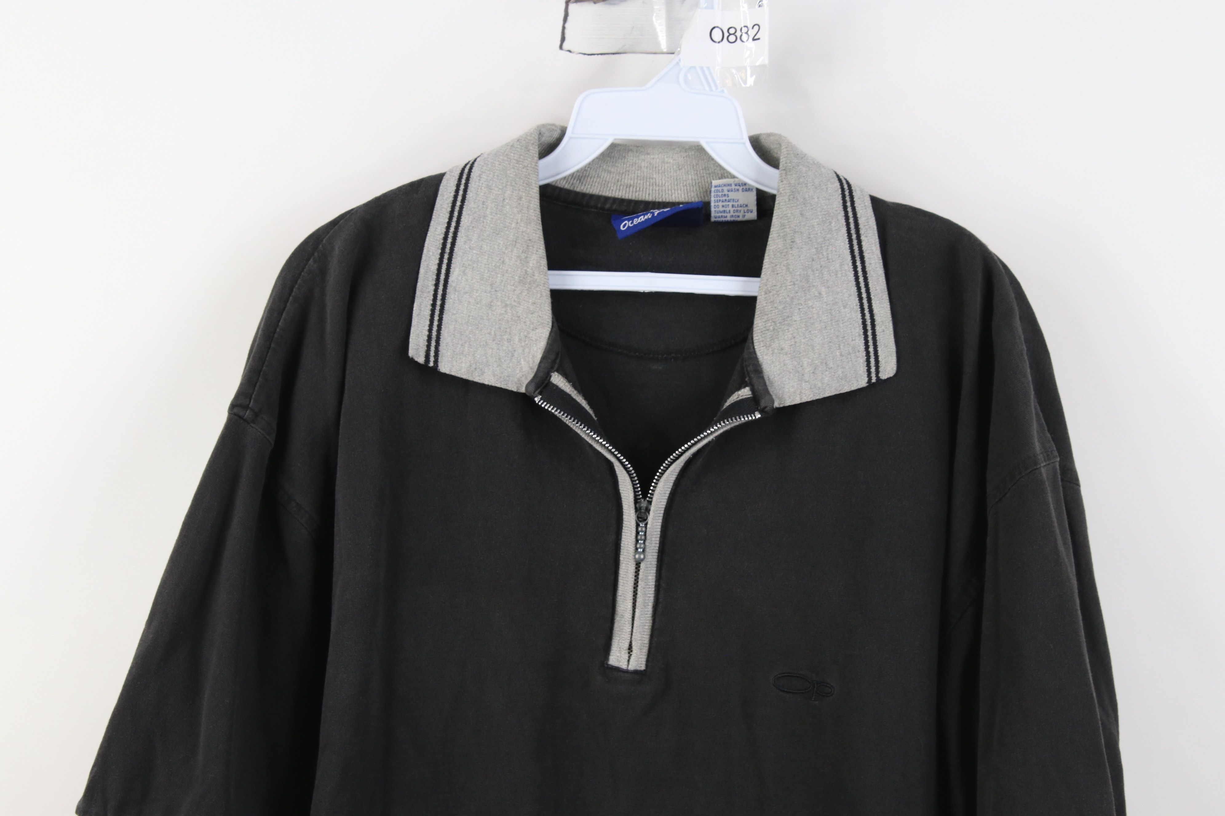 Ocean Pacific Vintage 90s Ocean Pacific OP Surfing Half Zip Polo Shirt Size US L / EU 52-54 / 3 - 2 Thumbnail