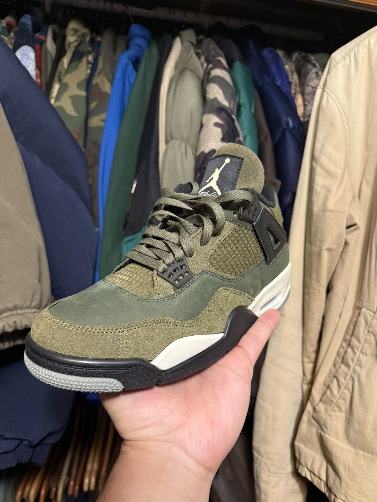 Jordan Brand Jordan 4 Retro SE Craft Medium Olive Size US 11 / EU 44 - 4 Thumbnail