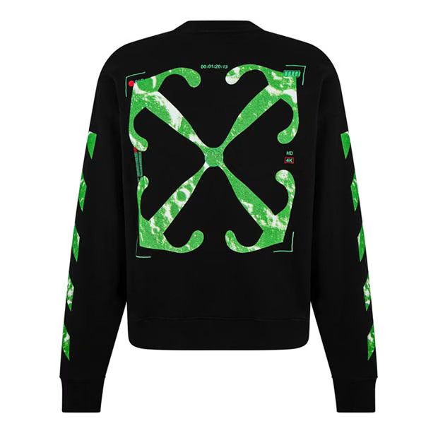 o1g2r1mq0424 Sweatshirts in Black & Green
