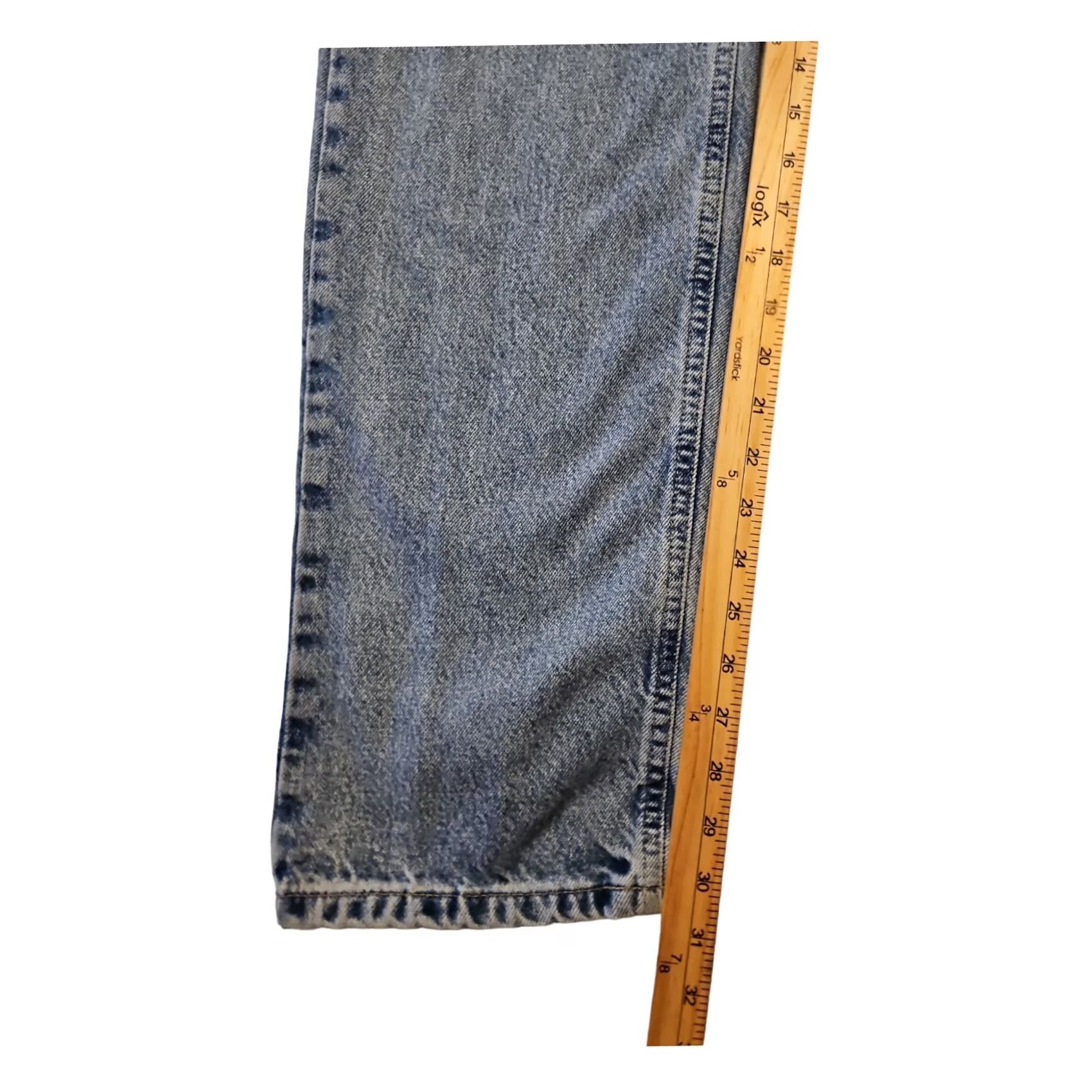 Tommy Hilfiger VINTAGE Tommy Hilfiger Jeans Women 10 Stone Wash 5-Pocket Denim Regular Straight Stone Beig e Logo Embroidered Zipper Button 100% Cotton Mexico"} Size 32" / US 10 / IT 46 - 6 Thumbnail