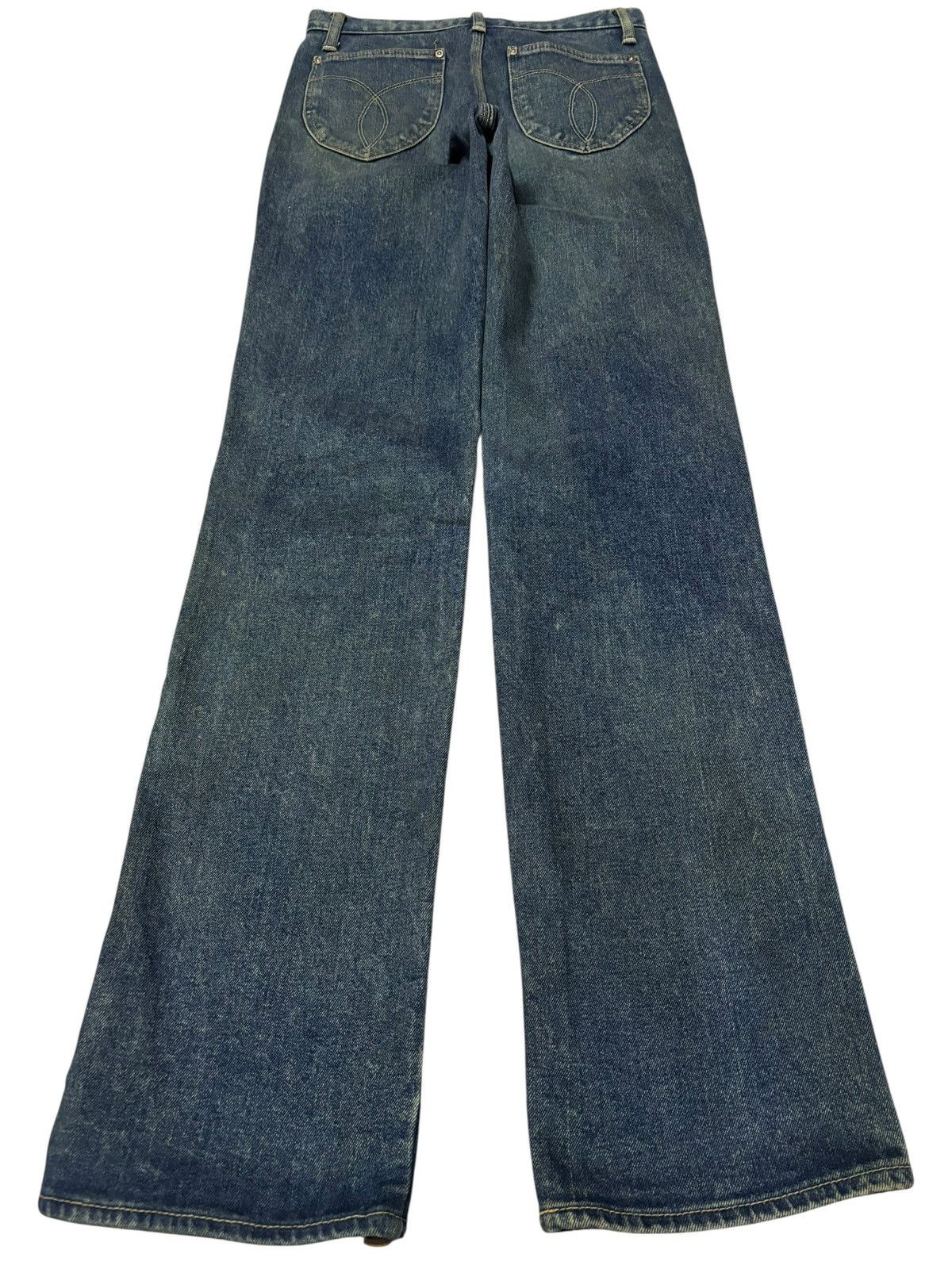 Japanese Brand Vtg Japanese Local Brand Distressed Jeans Size 29" - 2 Thumbnail
