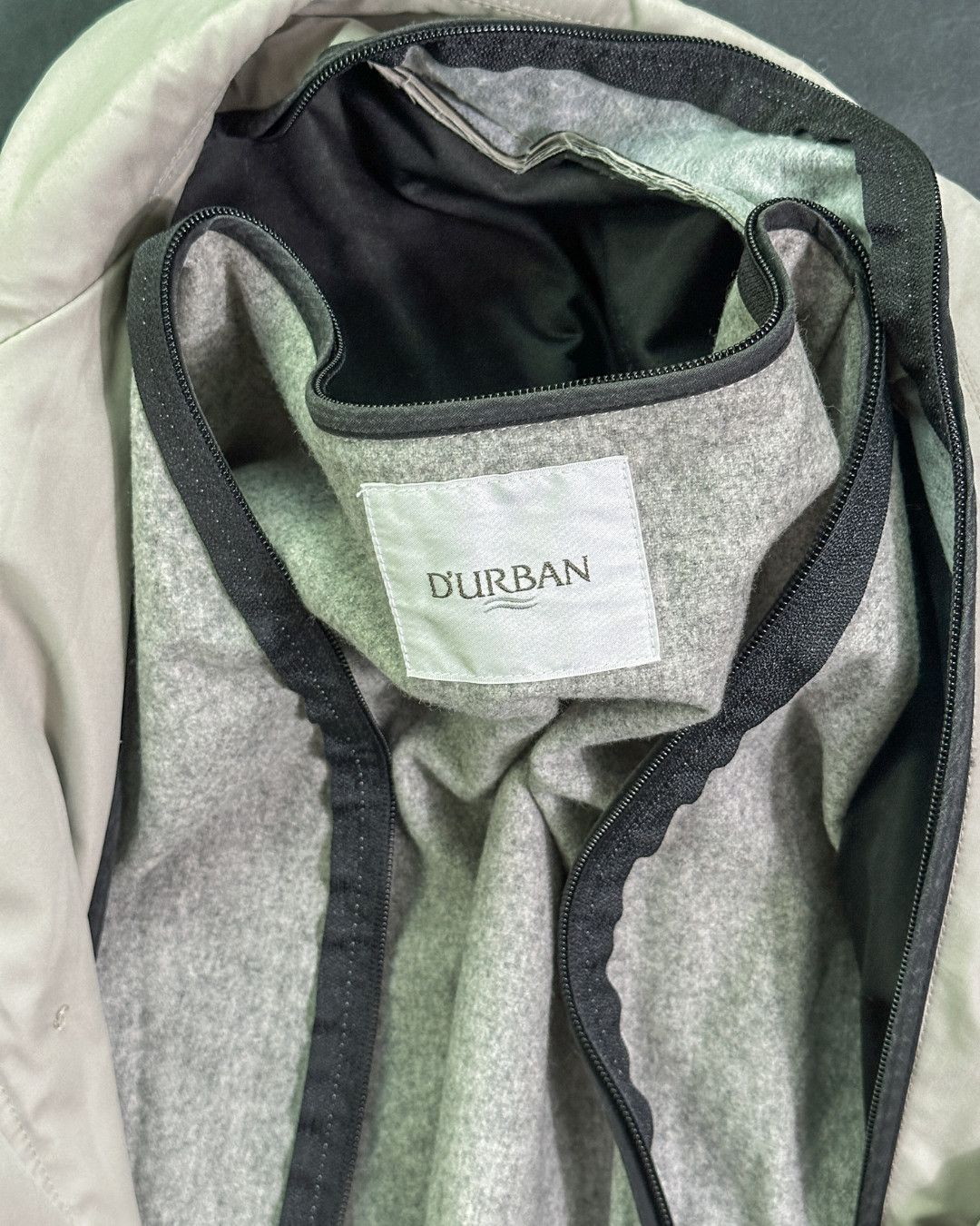 Japanese Brand × Yohji Yamamoto Durban Japan 1990s Mackintosh Coat with Removable Liner Size US L / EU 52-54 / 3 - 6 Thumbnail