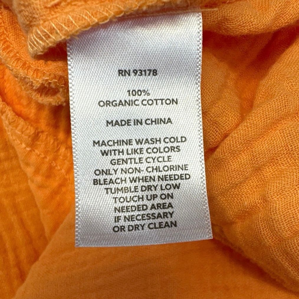 Magaschoni Magaschoni Organic Cotton Ruffle Button up Dress women sz L Size L / US 10 / IT 46 - 7 Thumbnail