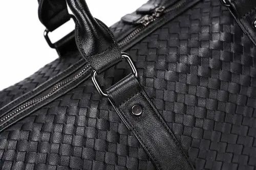 Japanese Brand Outdoor retro woven travel duffle bag pu leather Size ONE SIZE - 8 Thumbnail