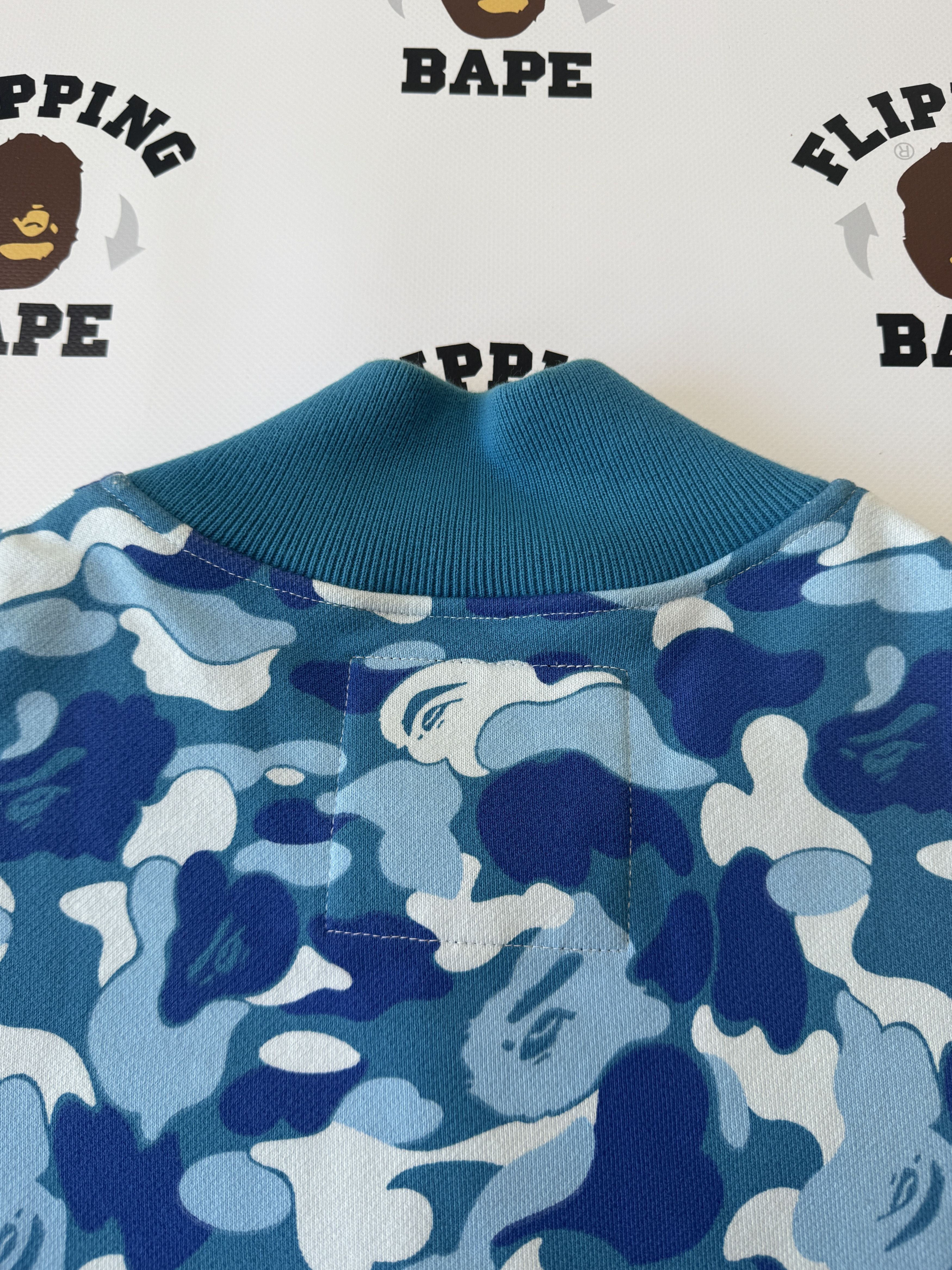 Bape BAPE NIGO FAVORITE SHOP ABC CAMO SWEAT VARSITY JACKET (2008) Size US L / EU 52-54 / 3 - 9 Thumbnail