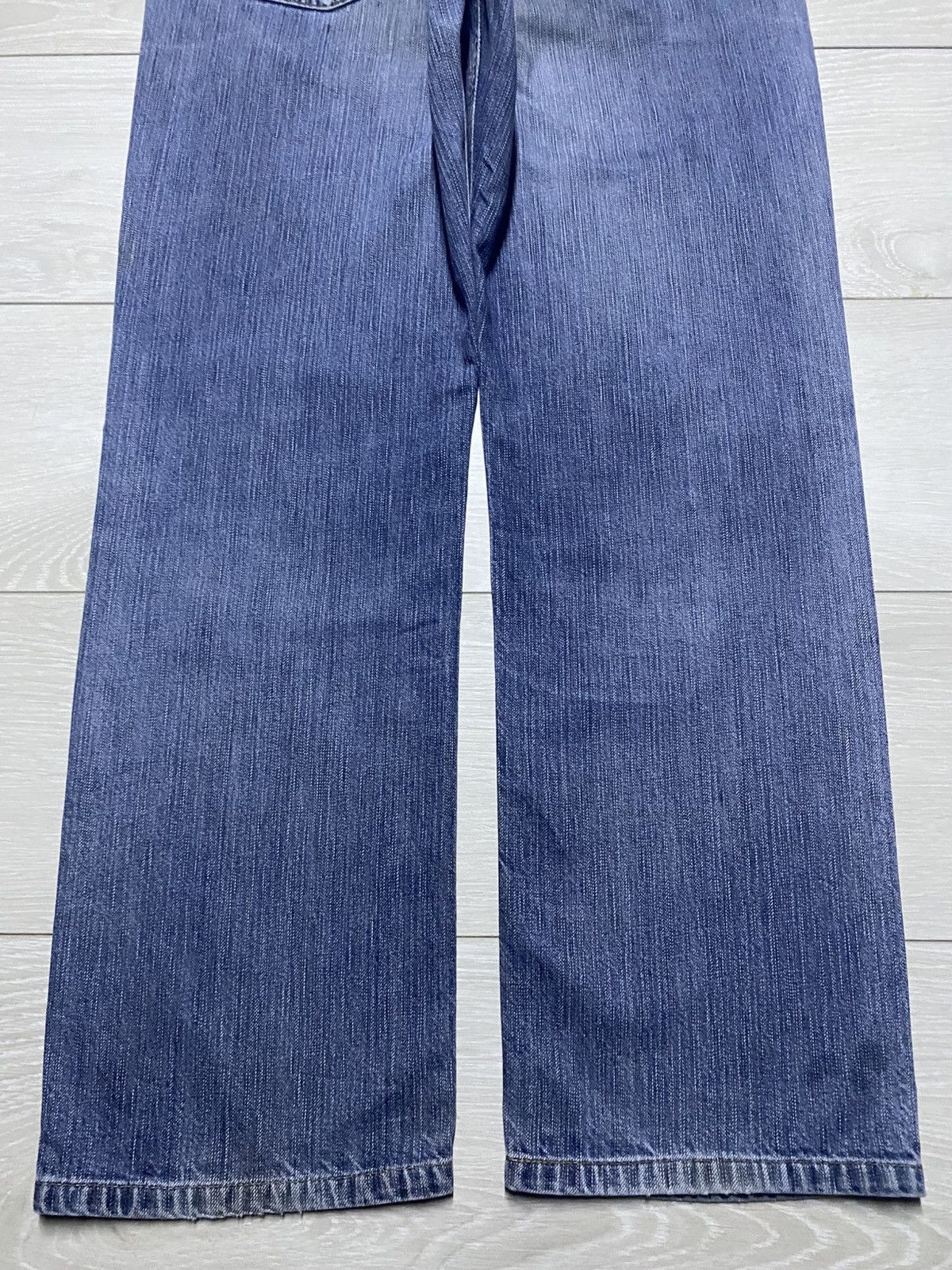 Edwin Vintage Edwin 503 Premium Grunge Distressed Loose Jeans Size US 33 - 6 Thumbnail