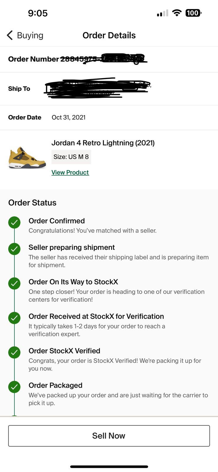 Jordan Brand × Nike Jordan 4 “Lighting” Size US 8 / EU 41 - 7 Thumbnail