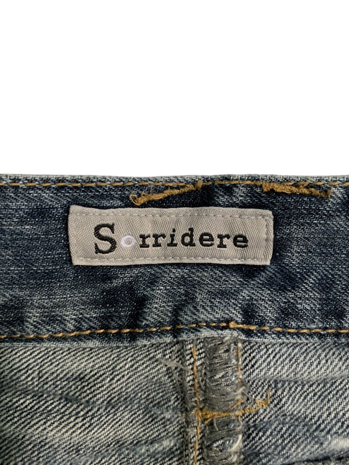 Tornado Mart FLARE SORRIDERE RUSTY JAPANESE PUNK DISTRESSED DENIM Size US 30 / EU 46 - 14 Thumbnail