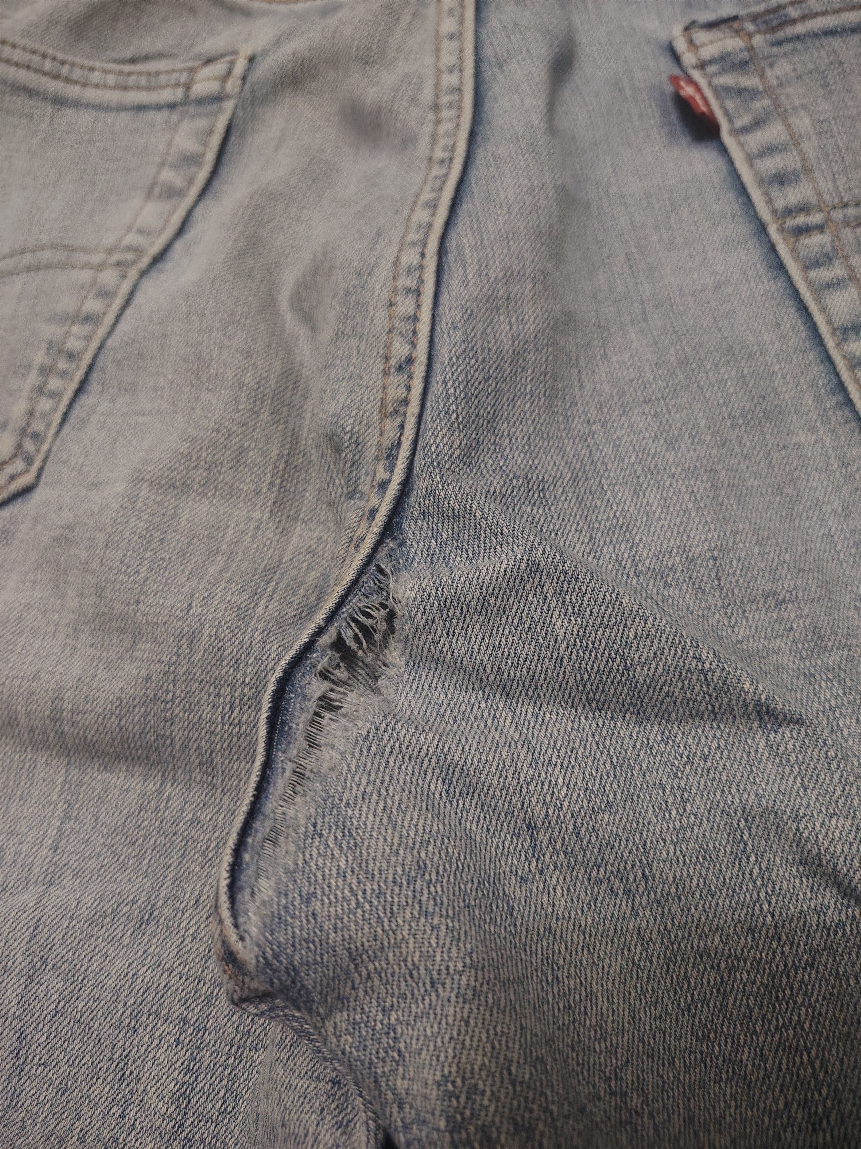 Levi's Distressed Thrashed Levi's 512 Big E Stretch Jeans Size US 34 / EU 50 - 18 Thumbnail