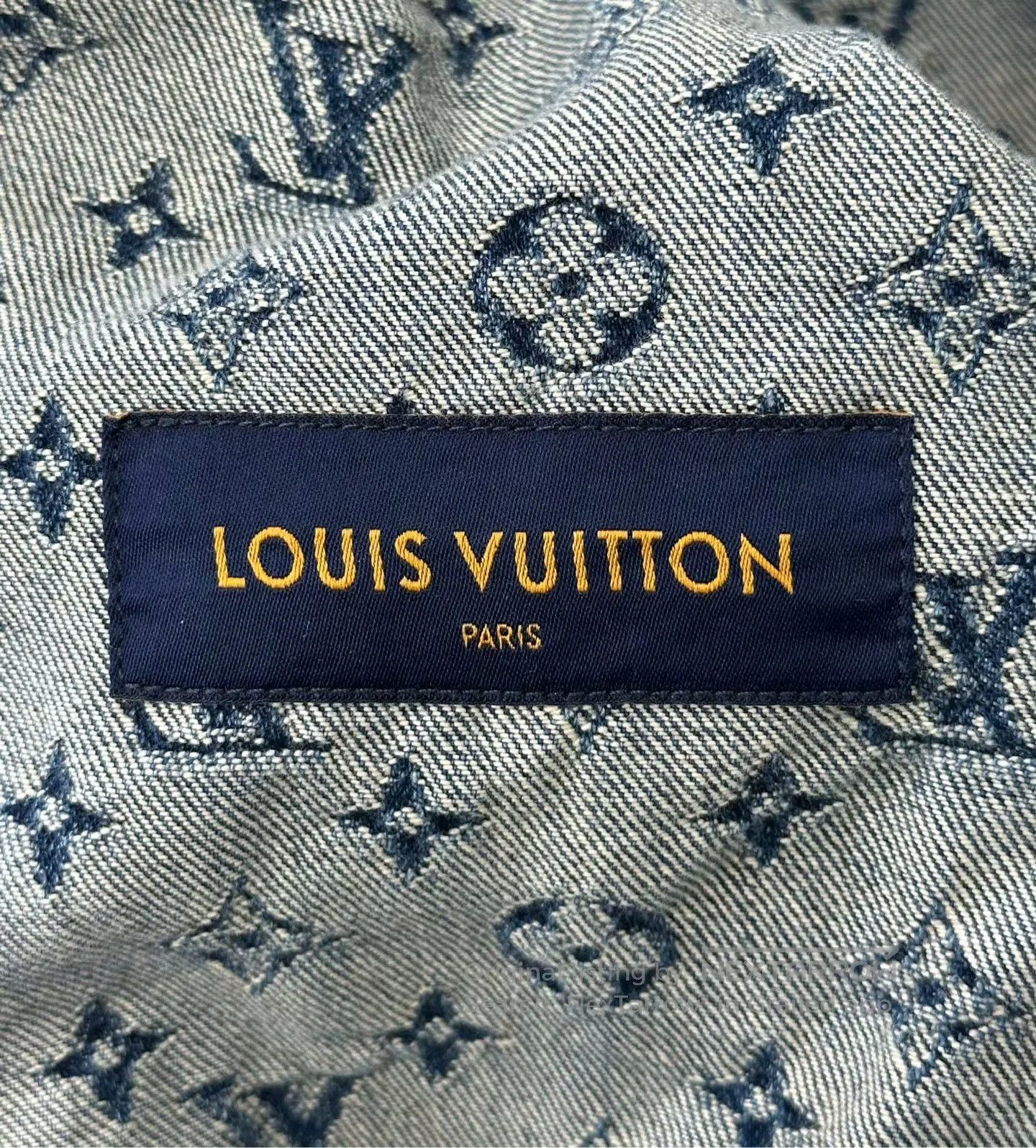 Louis Vuitton Louis Vuitton Blue Monogrammed Printed Structural Patchwor Size US M / EU 48-50 / 2 - 3 Thumbnail