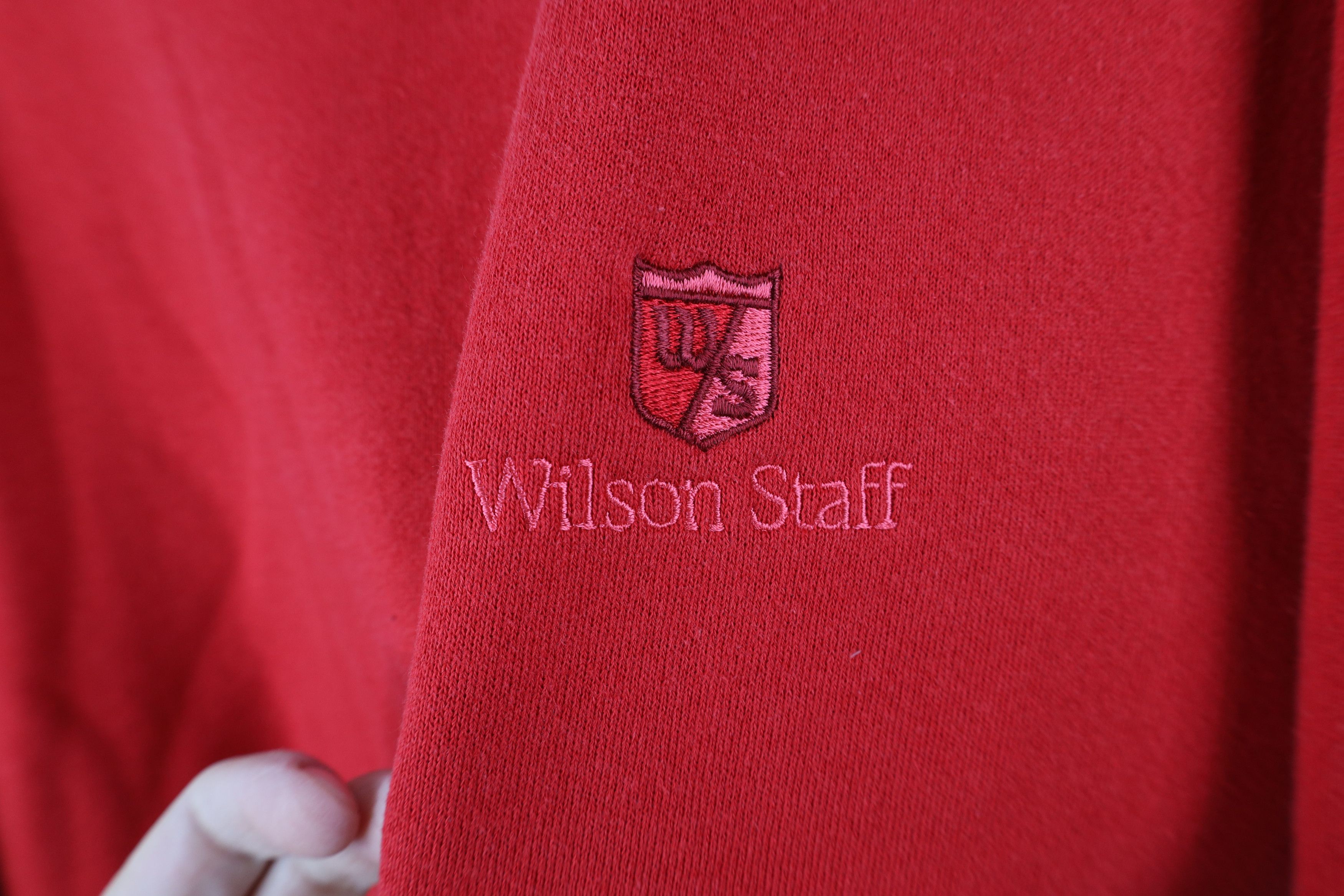 Vintage Vintage 90s Wilson Staff Spell Tennis Golf Sweatshirt USA Size US L / EU 52-54 / 3 - 4 Thumbnail