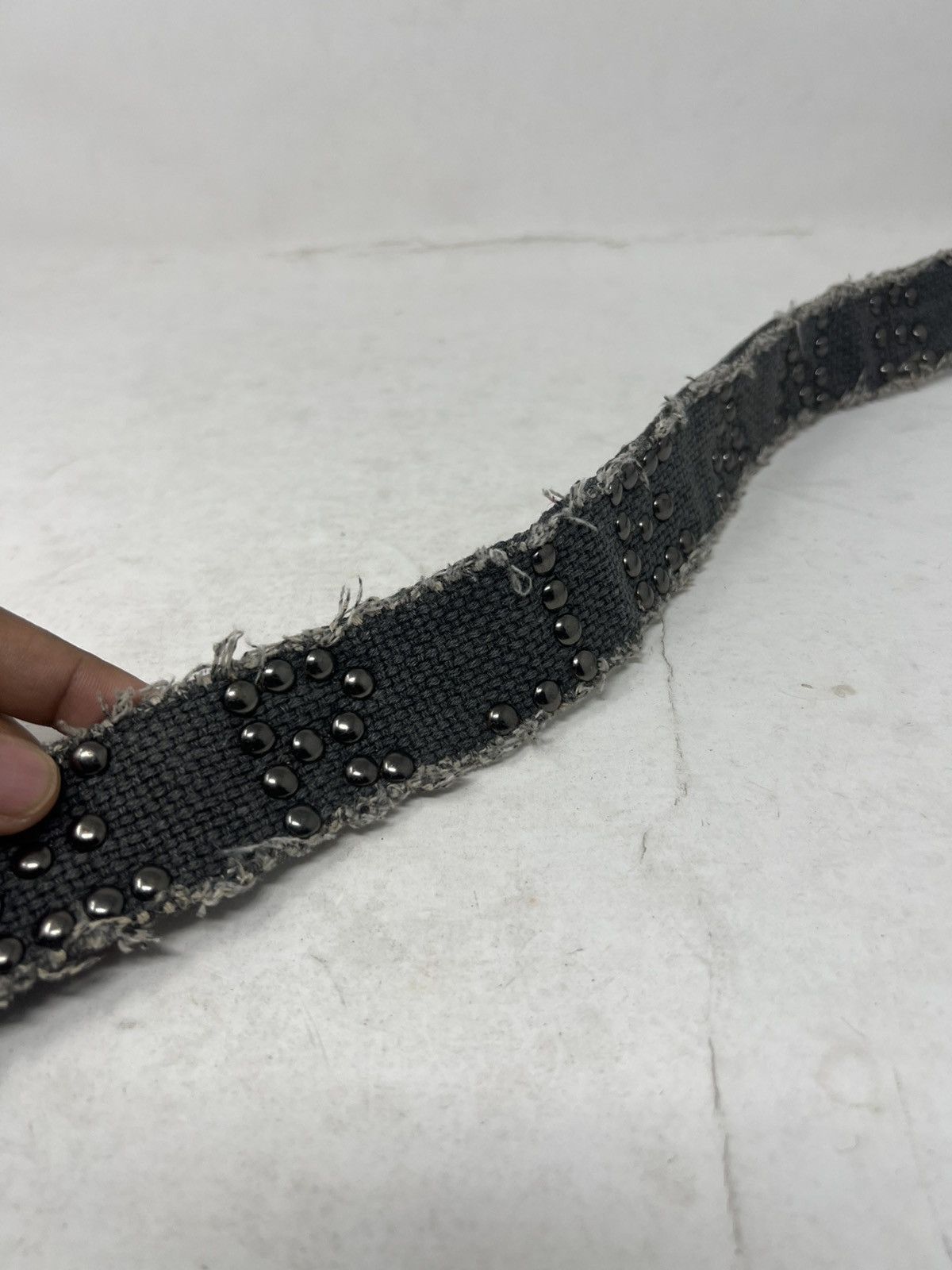 KMRii Kmrii Style Distressed Studded Belt Size ONE SIZE - 18 Thumbnail