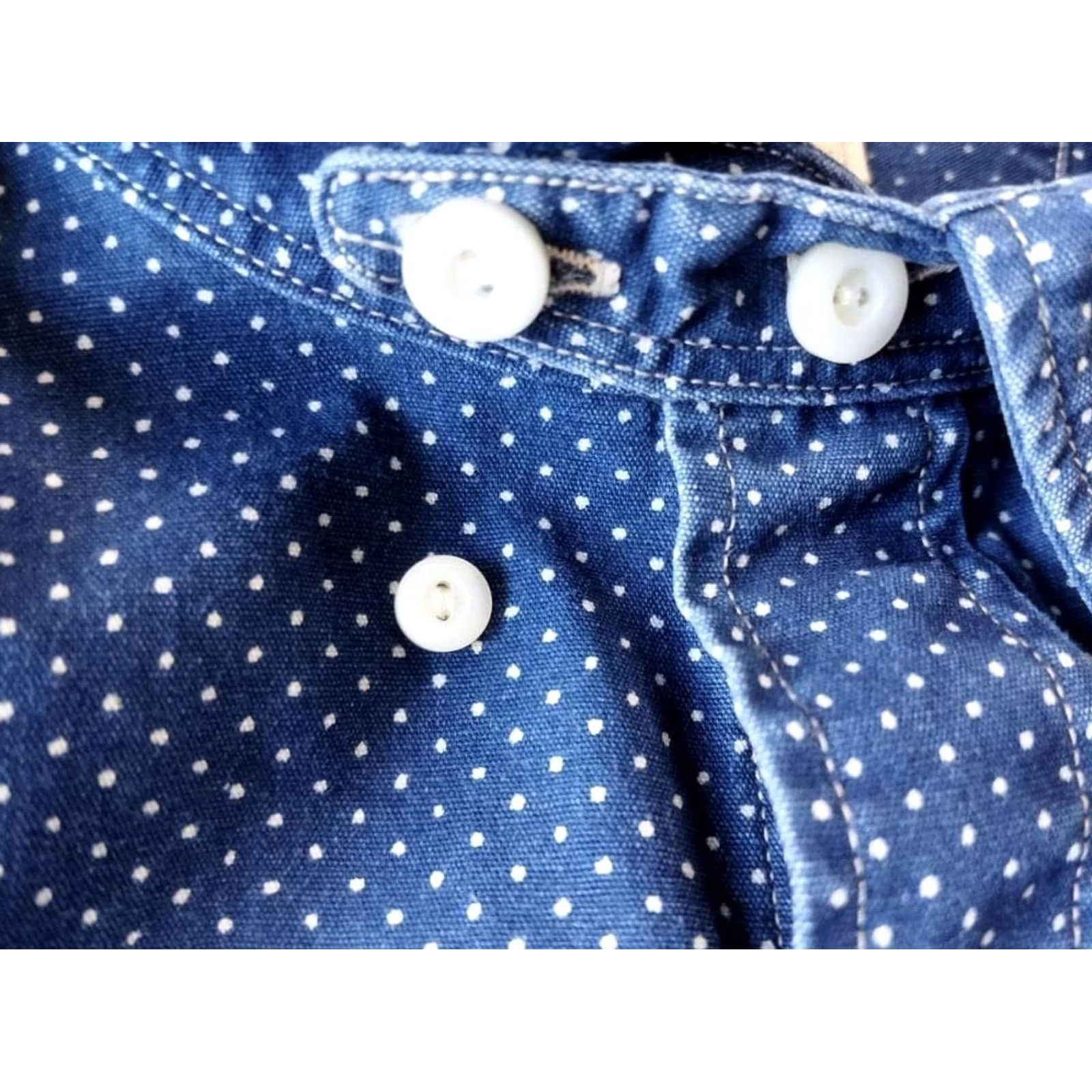 Ralph Lauren RRL Ralph Lauren Shirt Polka Dot Casual Indigo Blue Size M Mens Size US M / EU 48-50 / 2 - 6 Thumbnail