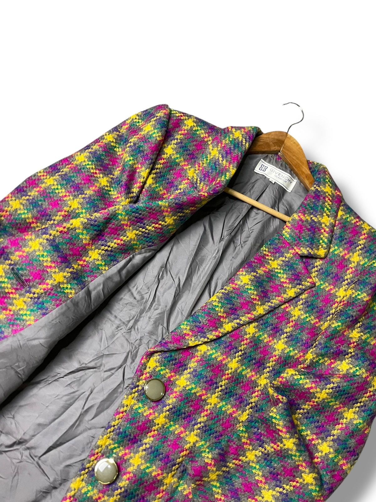 Givenchy × Japanese Brand × Vintage Vintage Givenchy Glamour Wool Blazer (81) Size US S / EU 44-46 / 1 - 7 Thumbnail