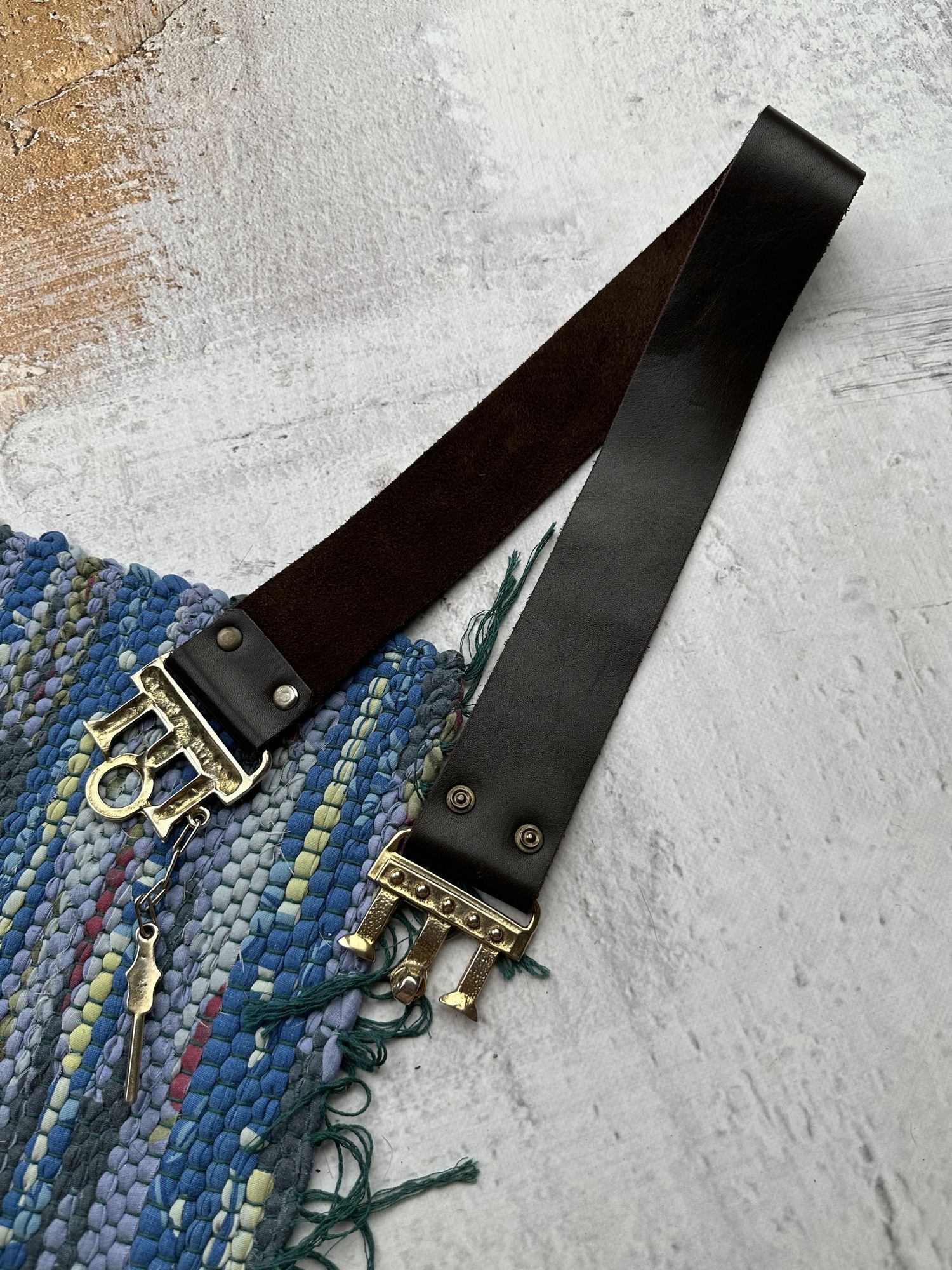 Japanese Brand Vintage Leather Belt A481(02) Size ONE SIZE - 5 Thumbnail