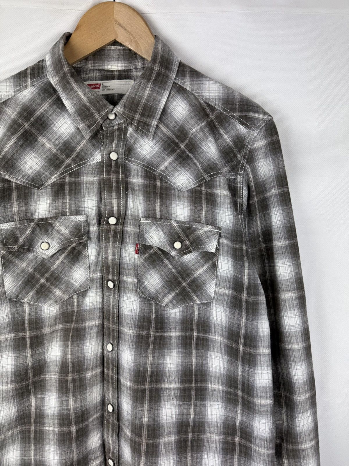 Levi's Levis Vintage Checked Western Long Sleeve Button Up Shirt Size US M / EU 48-50 / 2 - 5 Thumbnail