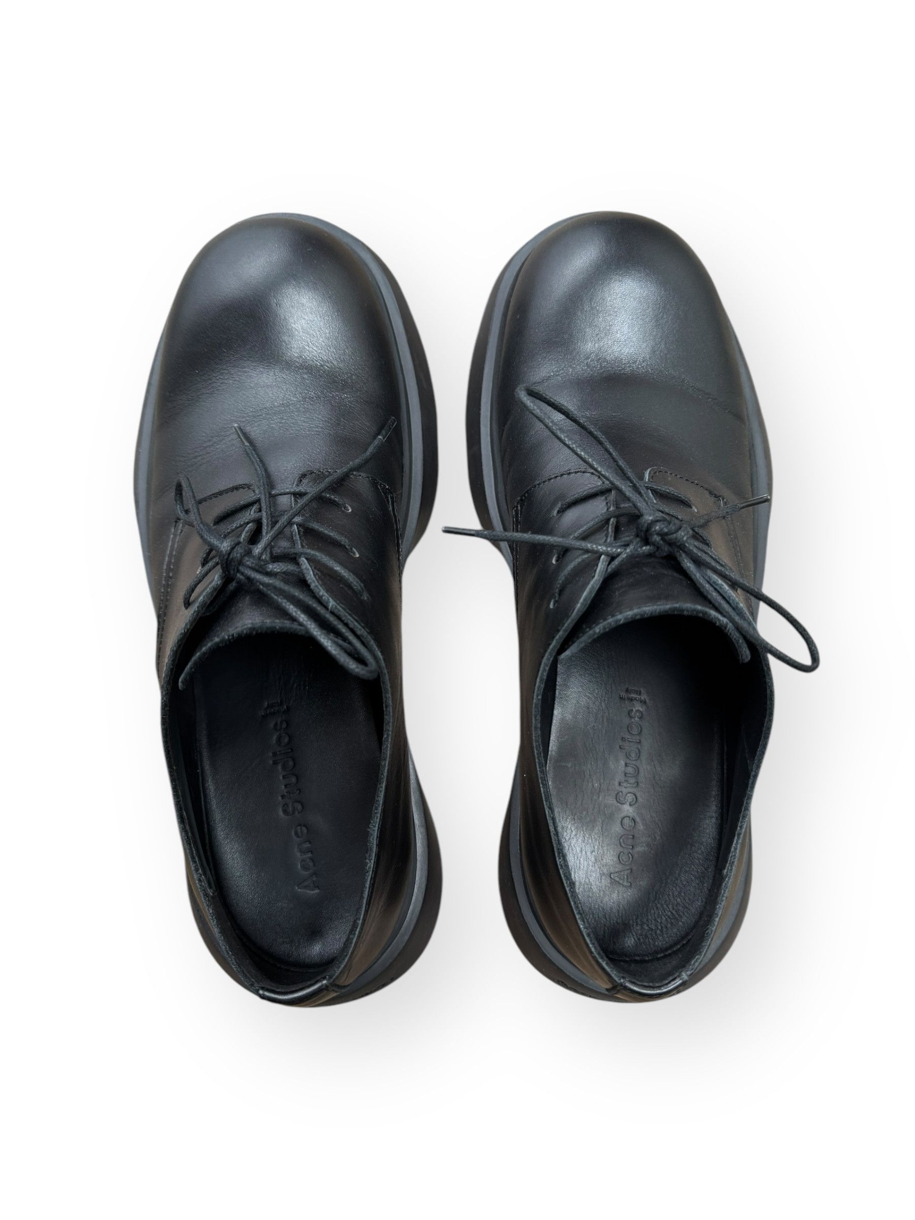 Acne Studios Chunky Leather Derby Star-Sole Lace-up Size US 9 / EU 42 - 4 Thumbnail