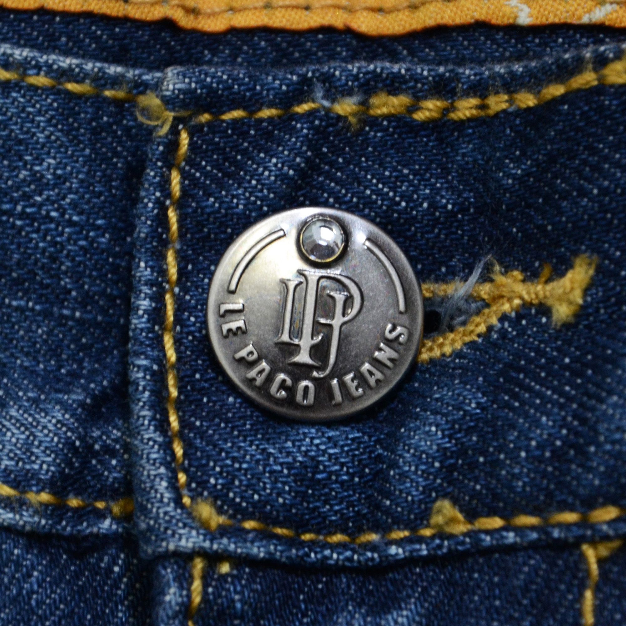 Other Le Paco Jeans Youth Fit Straight Leg Y2K New York Streetwear Size US 28 / EU 44 - 3 Thumbnail