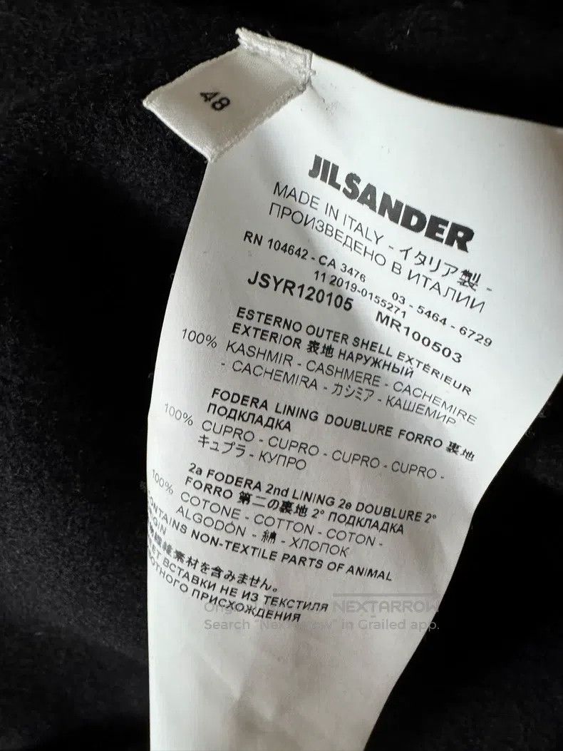 Jil Sander Jil Sander size 48 Long black cashmere coat Size M / US 6-8 / IT 42-44 - 6 Thumbnail