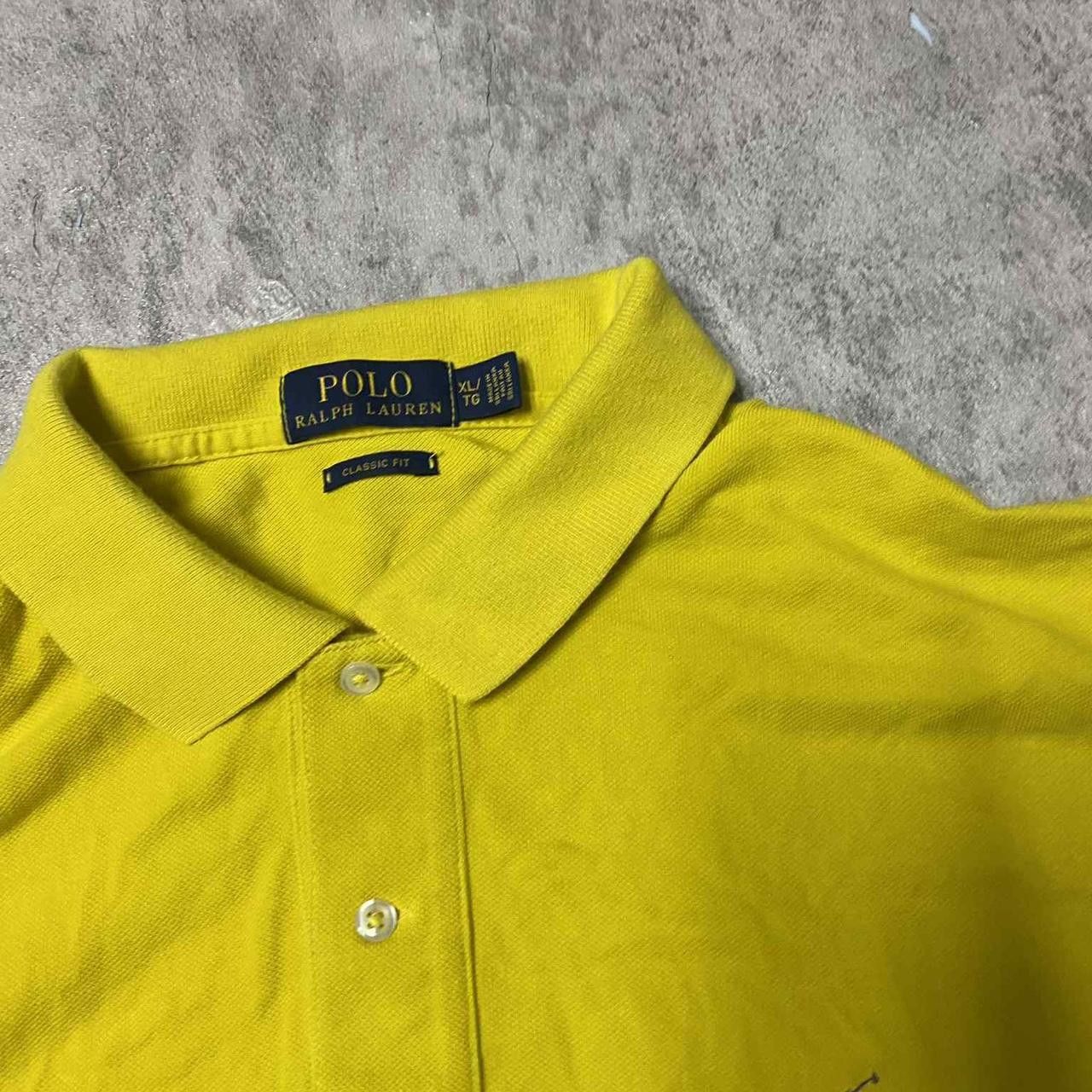 Polo Ralph Lauren Yellow Polo Ralph Lauren polo shirt #polo Size US XL / EU 56 / 4 - 4 Thumbnail