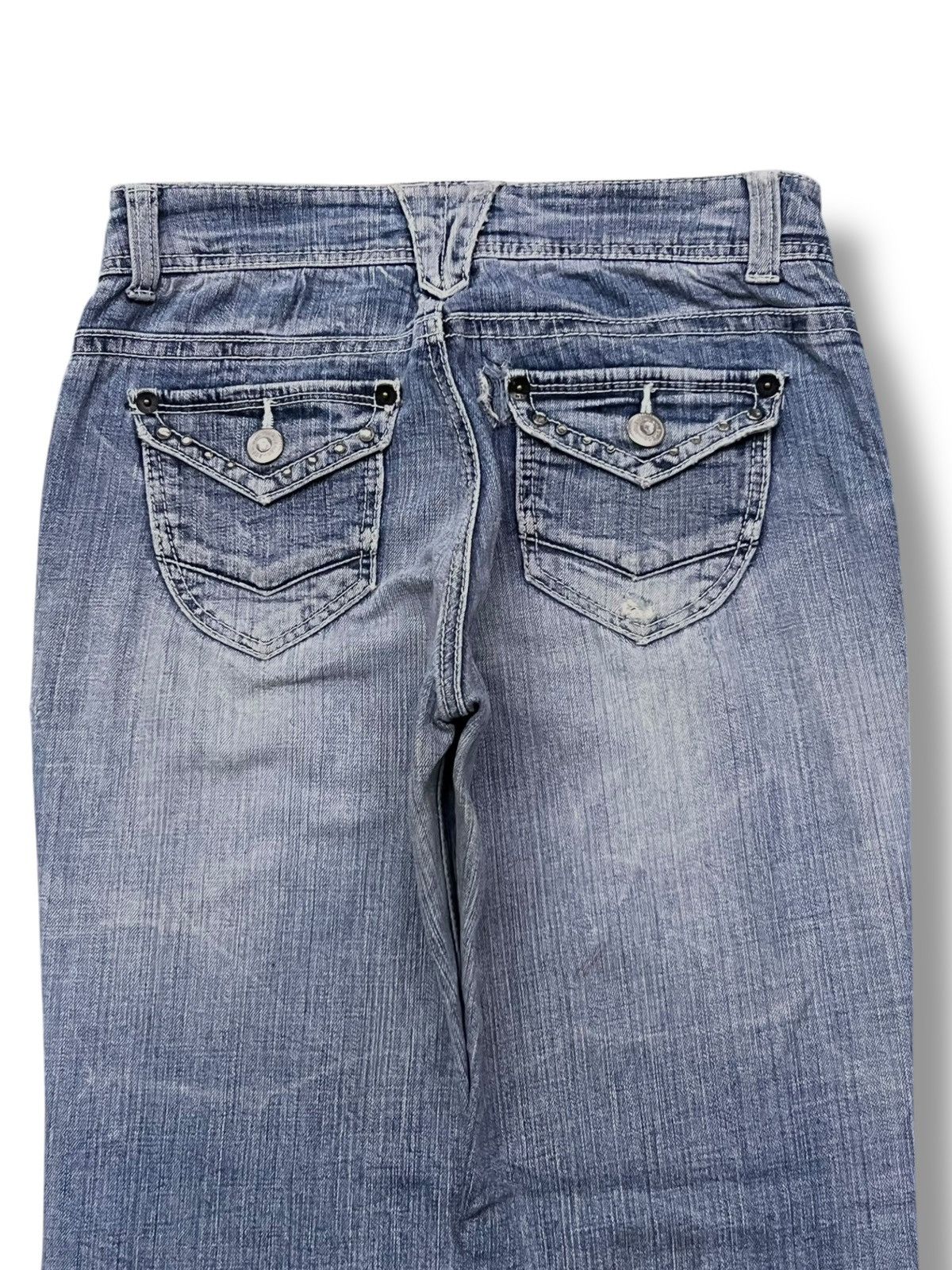 Japanese Brand Bootcut Vintage Theoria Spicy Denim Japan - Distressed Denim Size 30" / US 8 / IT 44 - 4 Thumbnail