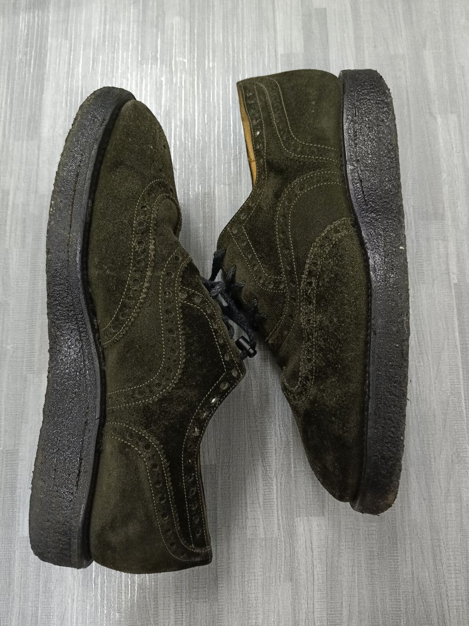 Leather NEPCO FOOTWEAR SUEDE LEATHER Size US 7.5 / EU 40-41 - 3 Thumbnail