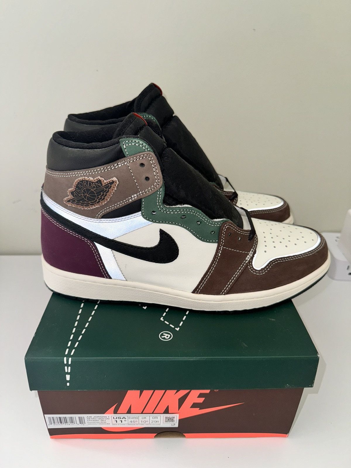 Jordan Brand Air Jordan 1 Retro ‘Hand Crafted’ High Og Size US 11.5 / EU 44-45 - 3 Thumbnail