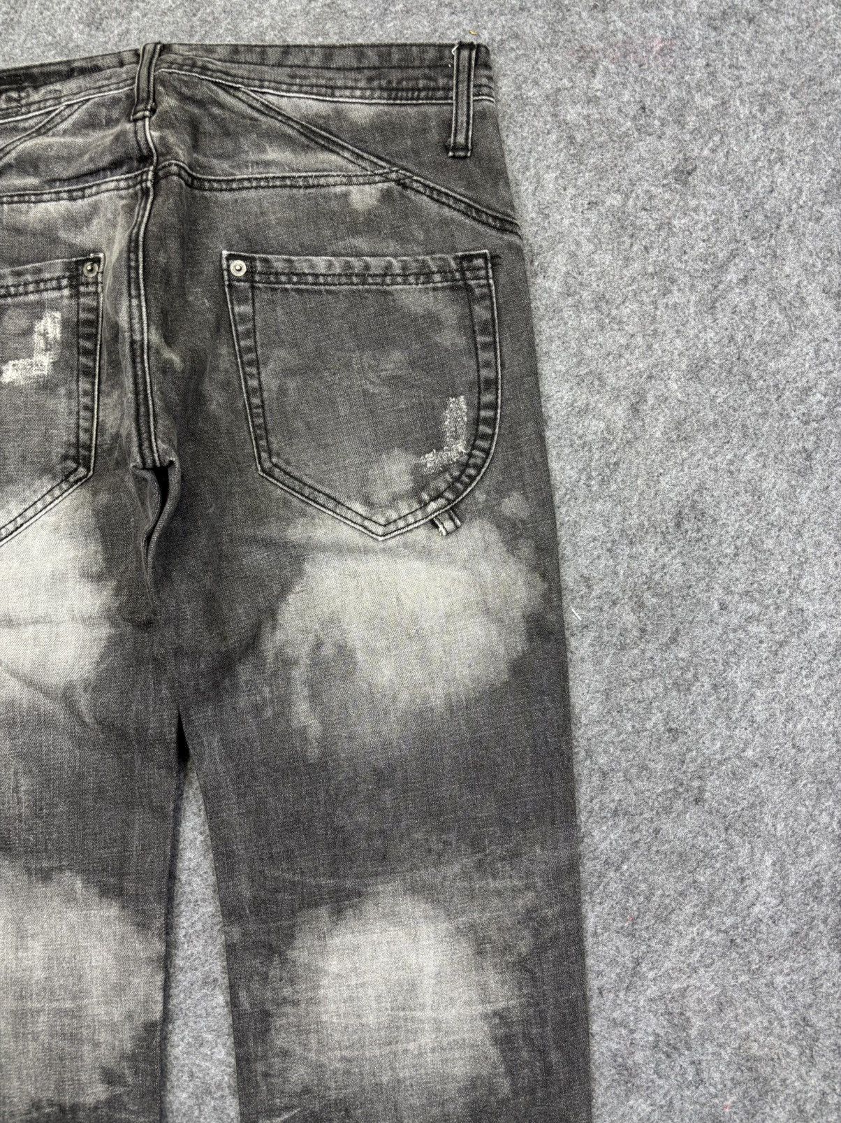 Japanese Brand Roenxsemanticdesign Japan Skull Sick Dope Fades Denim F724 Size US 31 - 14 Thumbnail