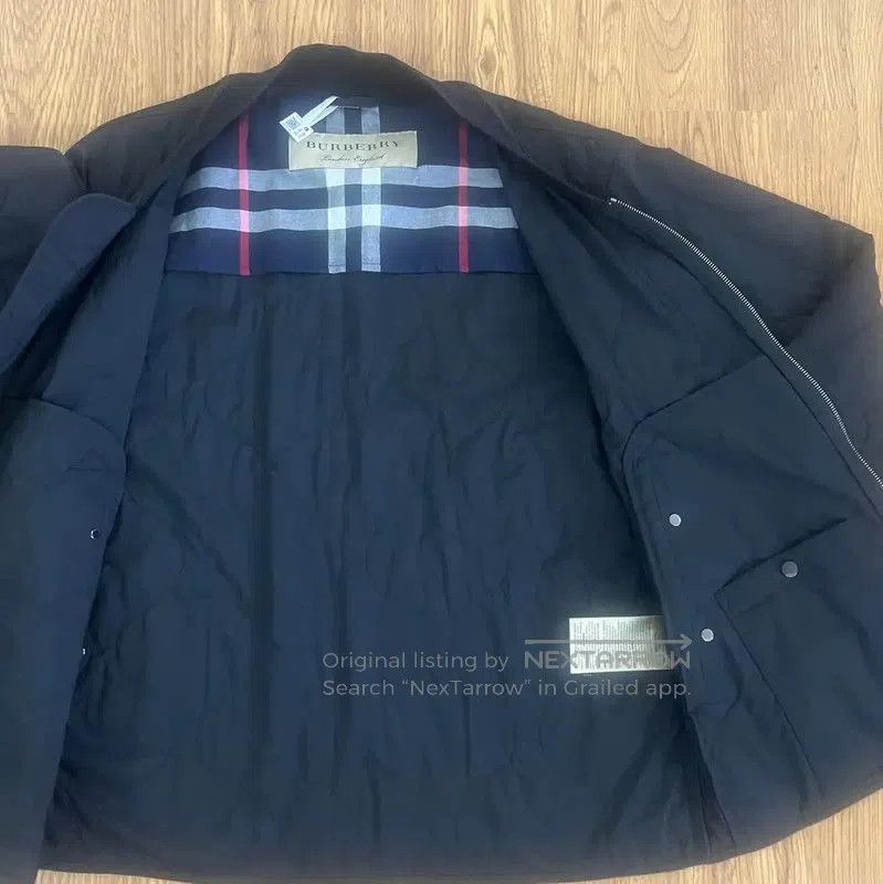Burberry Burberry Black Cotton Men's Long Sleeve Jacket. Size US XL / EU 56 / 4 - 3 Thumbnail