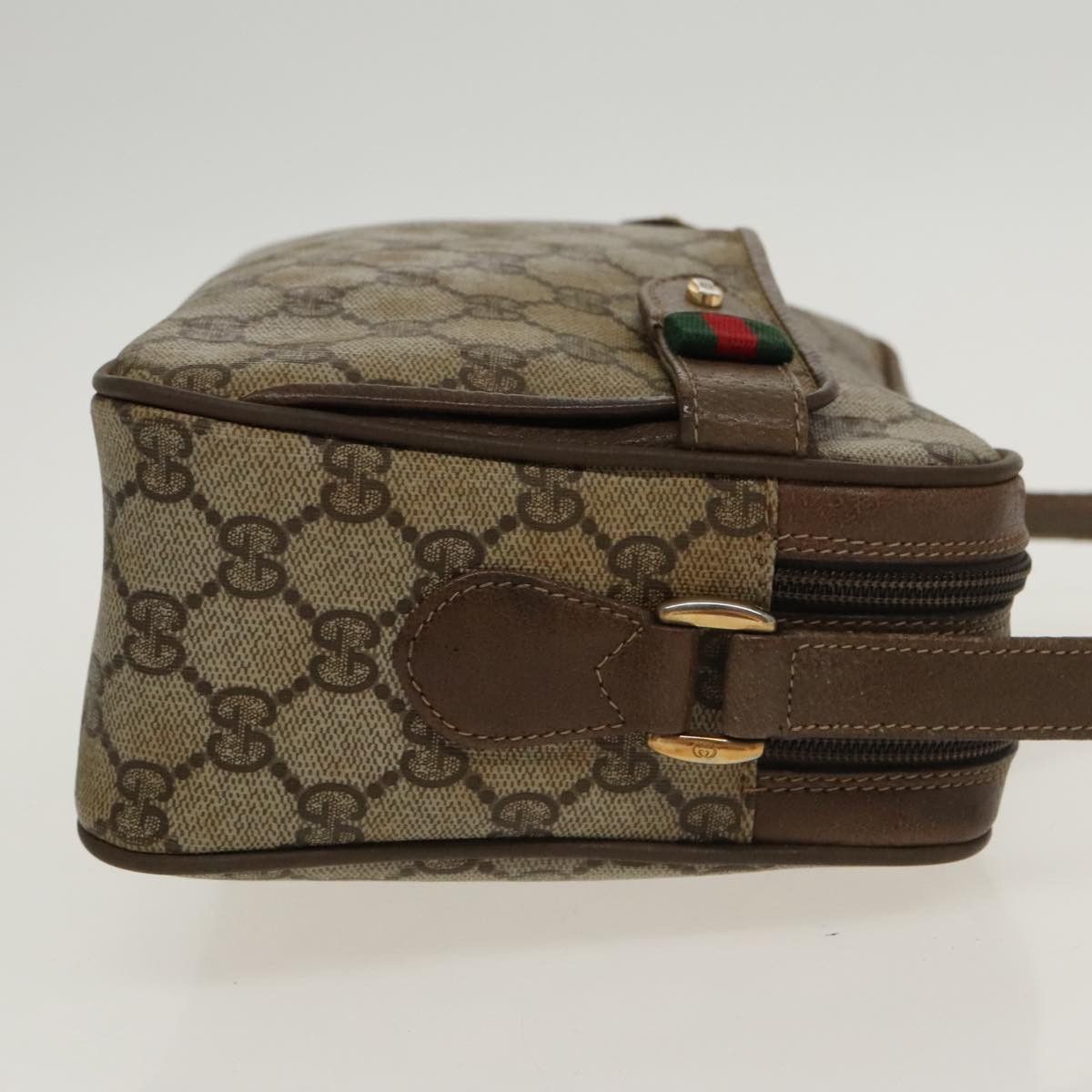 Gucci GUCCI GG Supreme Web Sherry Line Shoulder Bag Pvc Beige 93 Size ONE SIZE - 3 Thumbnail