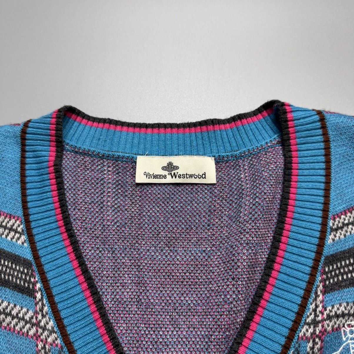 Vivienne Westwood Vivienne Westwood - Madras Checkered Wool Cardigan (Rare) Size M / US 6-8 / IT 42-44 - 11 Thumbnail