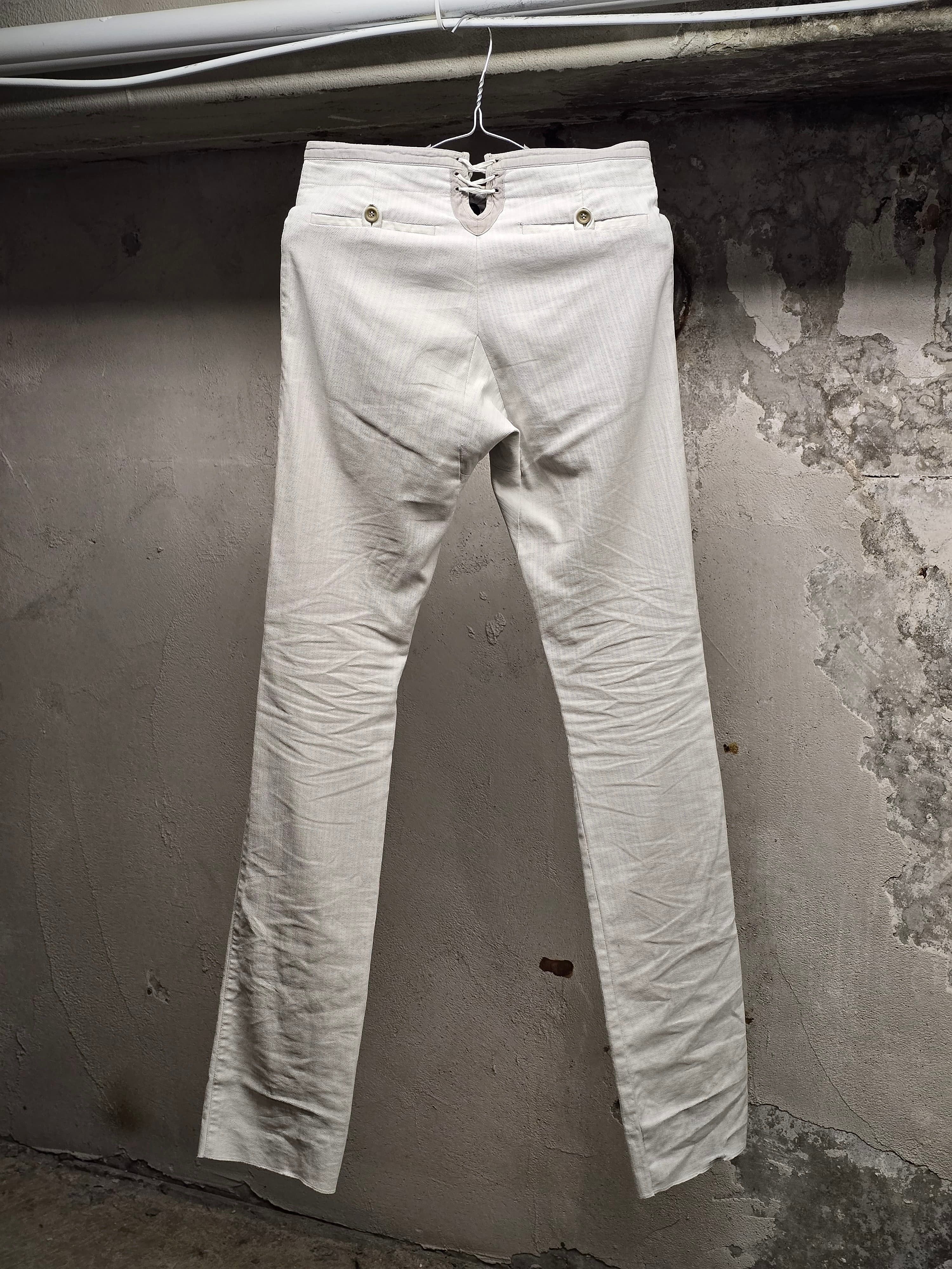 Carol Christian Poell Carol Christian Poell SS02 Corset Back Skinny Trousers Size 34S - 6 Thumbnail