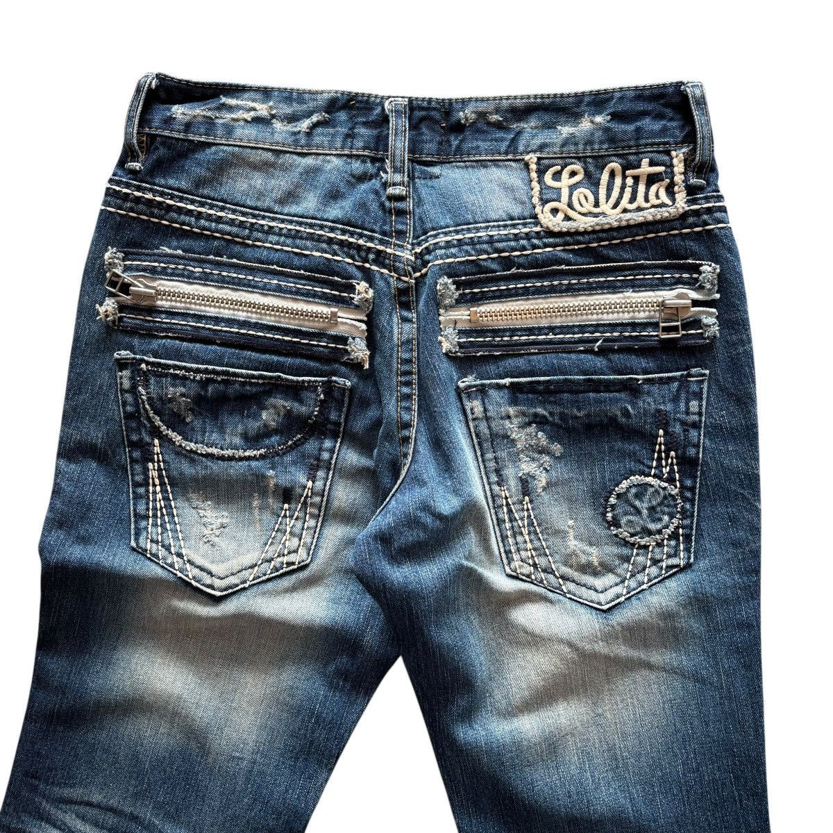 Japanese Brand LOLITA JEANS Y2K STREETWEAR Size US 30 / EU 46 - 3 Thumbnail